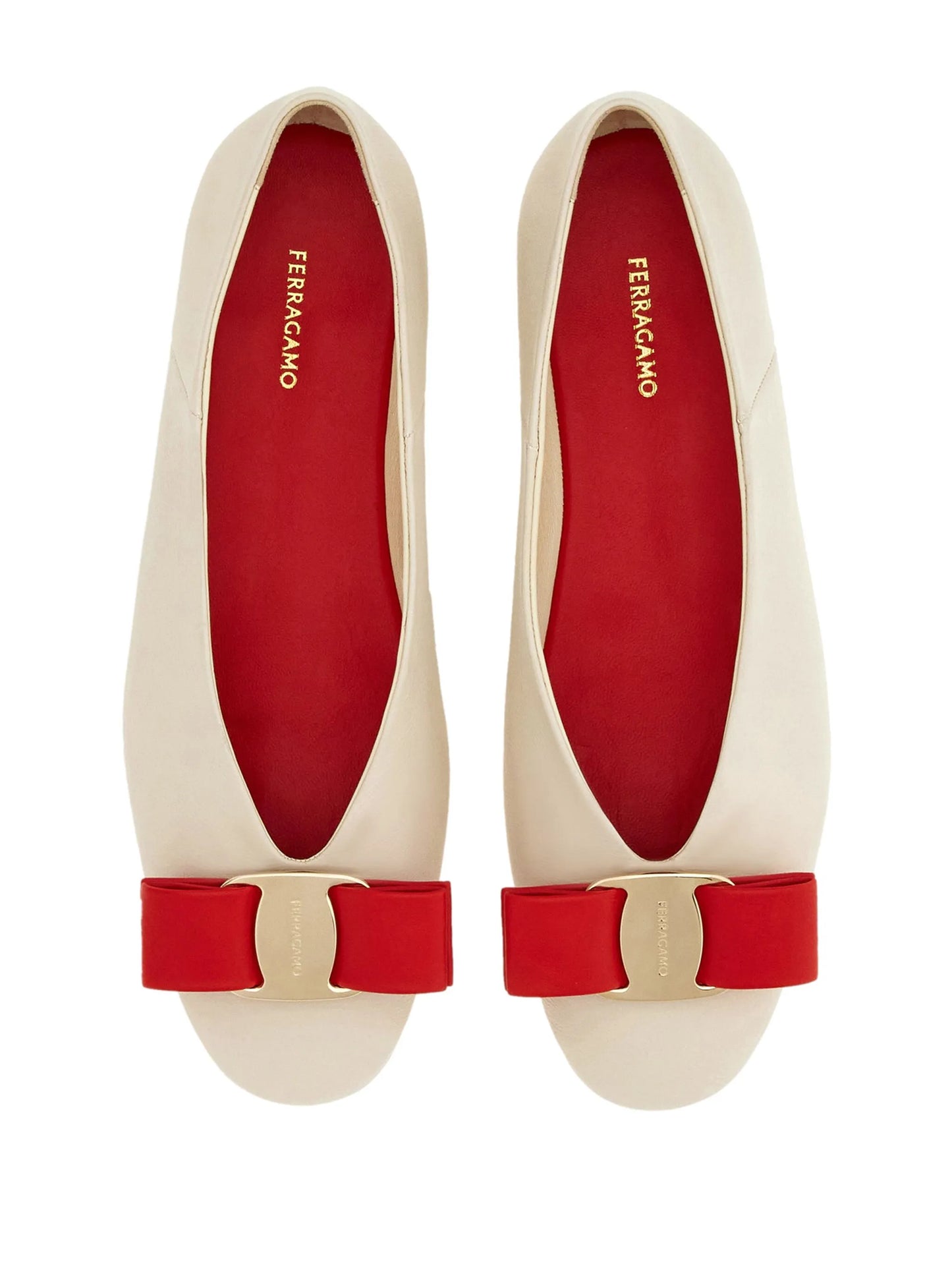 Vara leather ballerina shoes