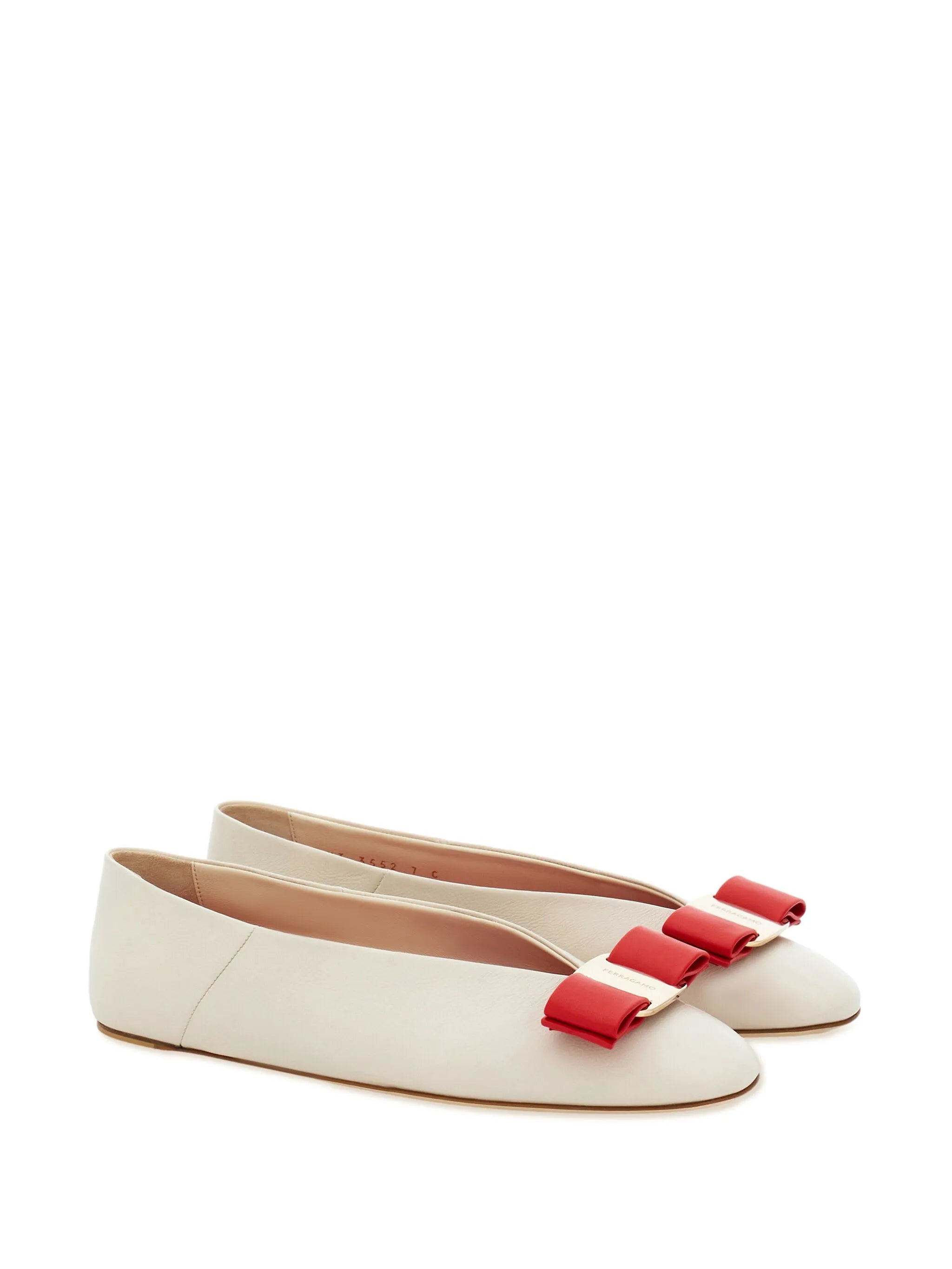 Vara leather ballerina shoes