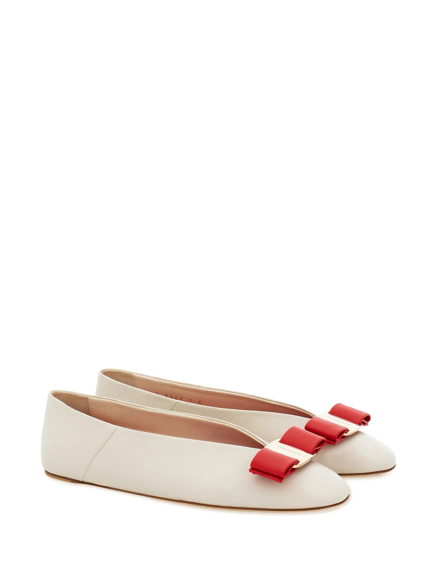 Vara leather ballerina shoes