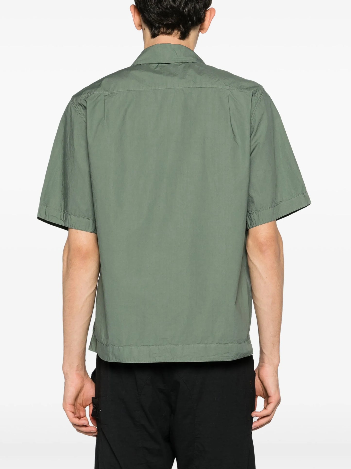raised-logo cotton shirt