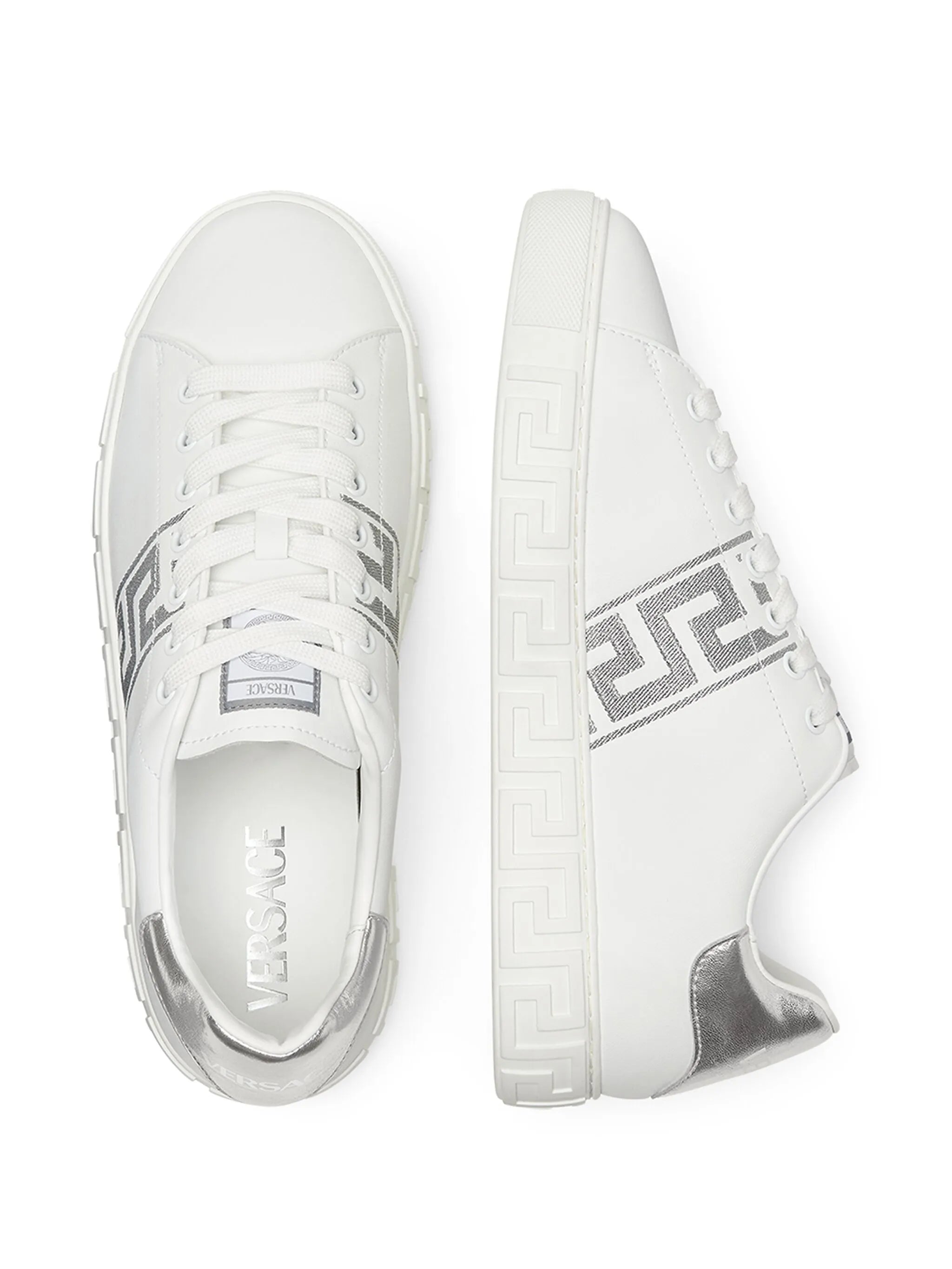 Greca embroidered sneakers