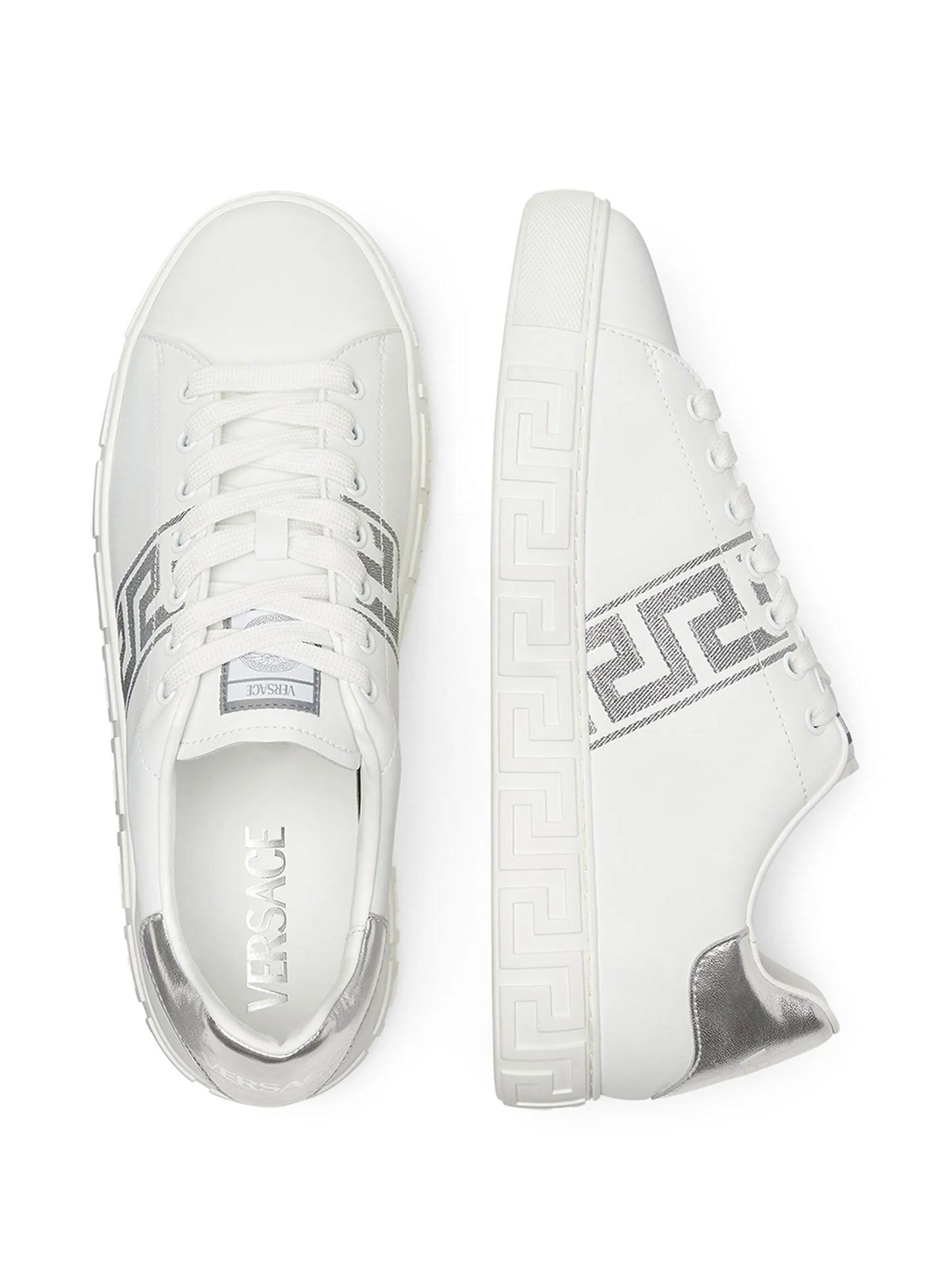 Greca embroidered sneakers