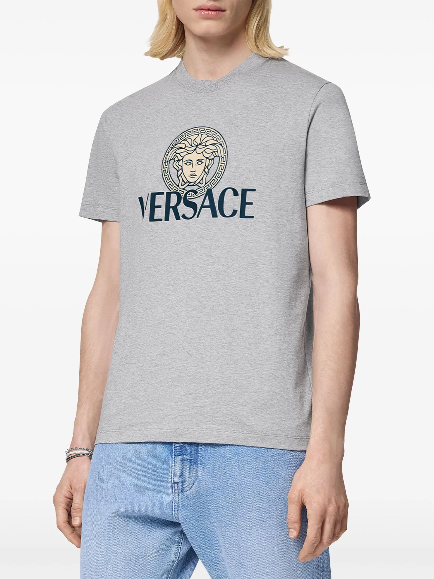 Medusa logo-print T-shirt