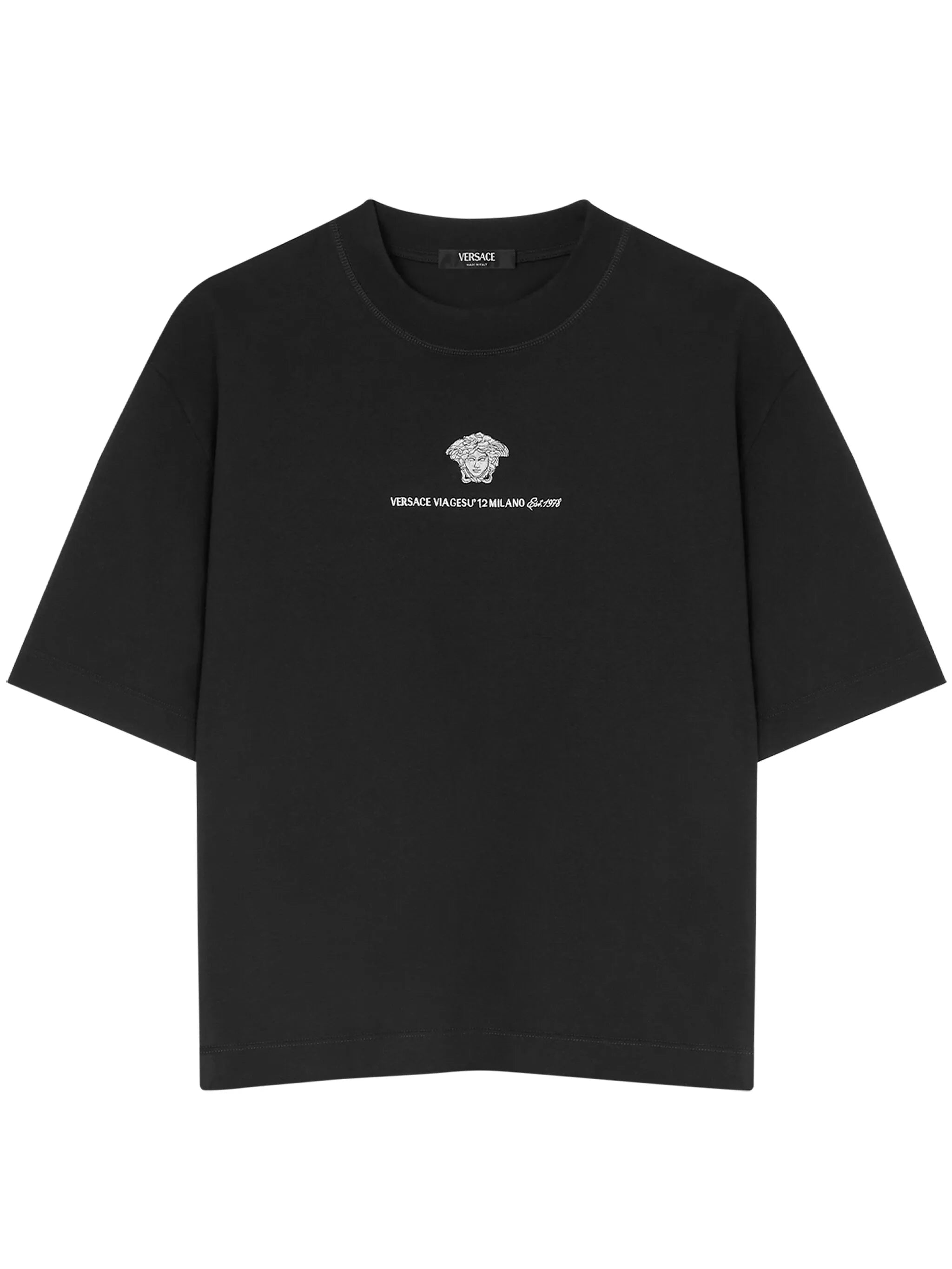 Medusa Milano embroidered T-shirt