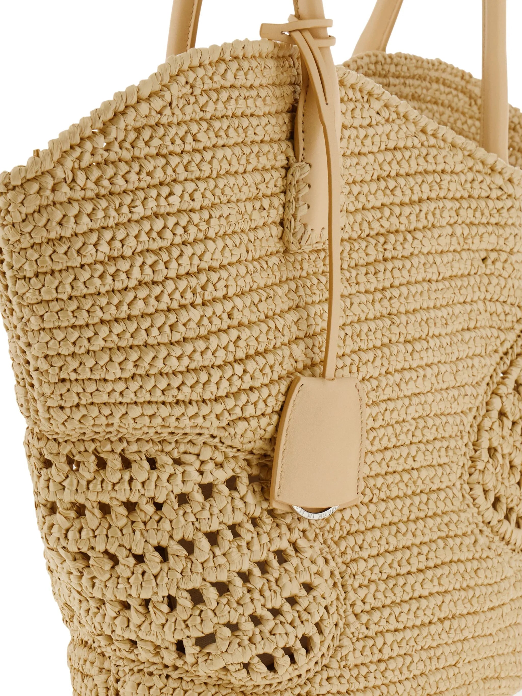 Canvas cut-out tote bag
