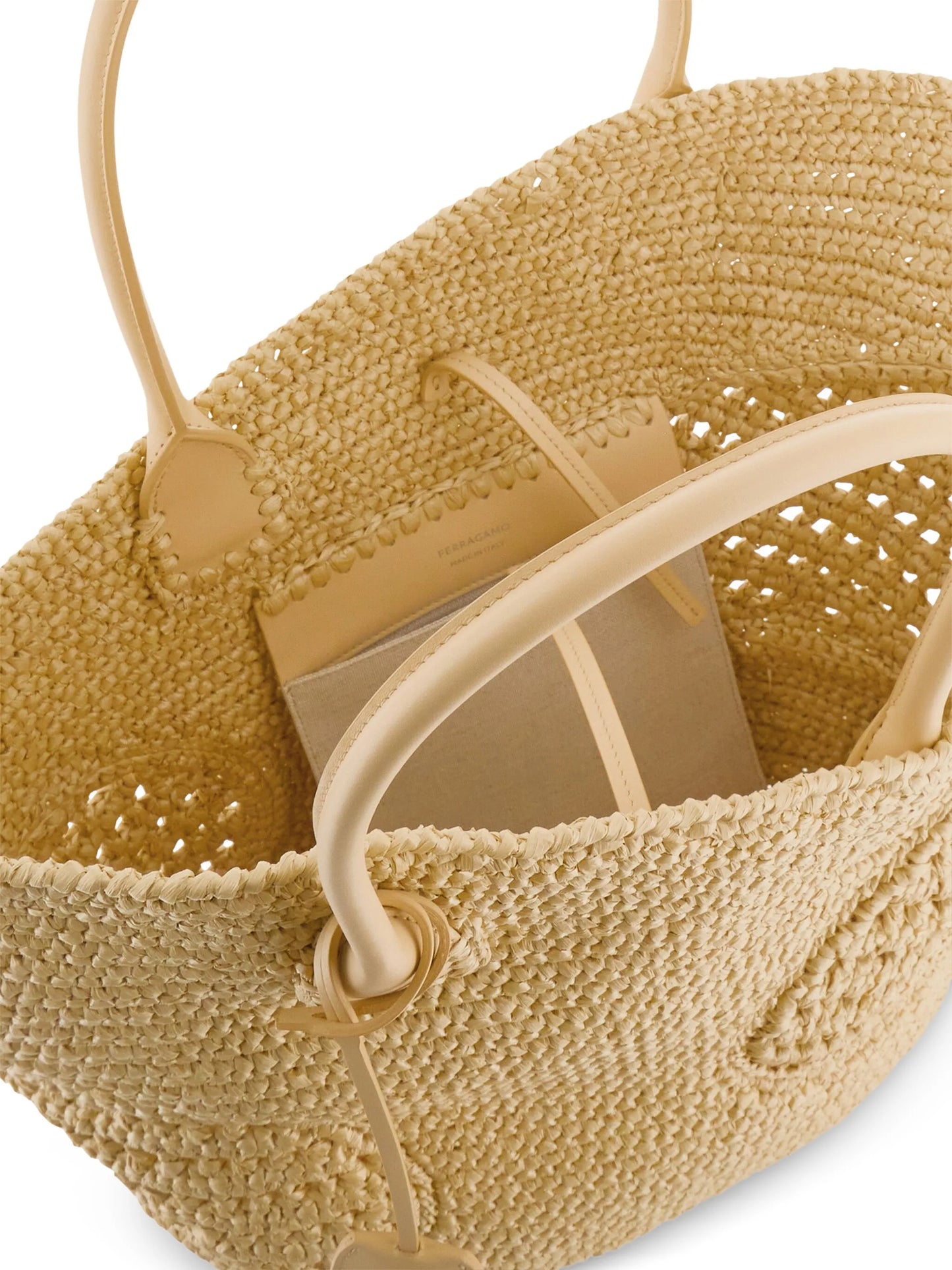 Canvas cut-out tote bag