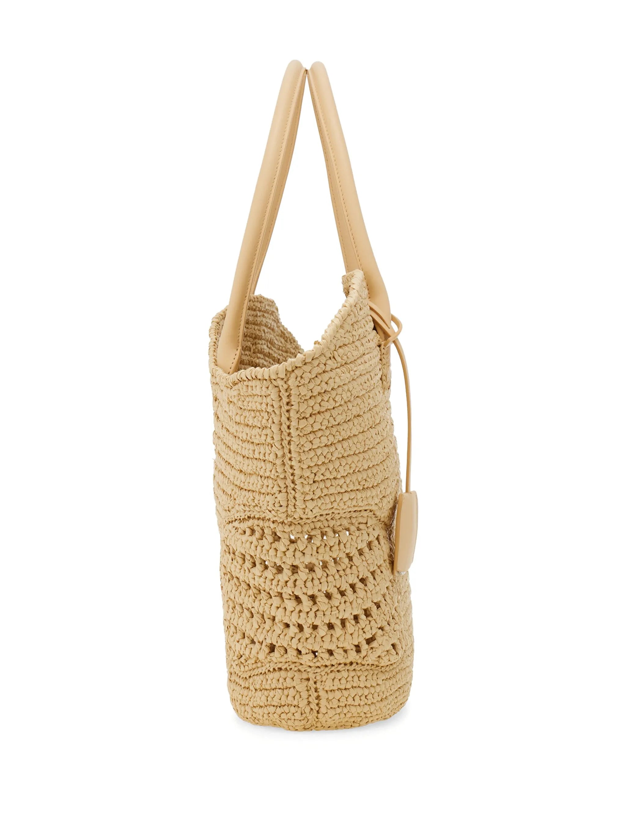 Canvas cut-out tote bag