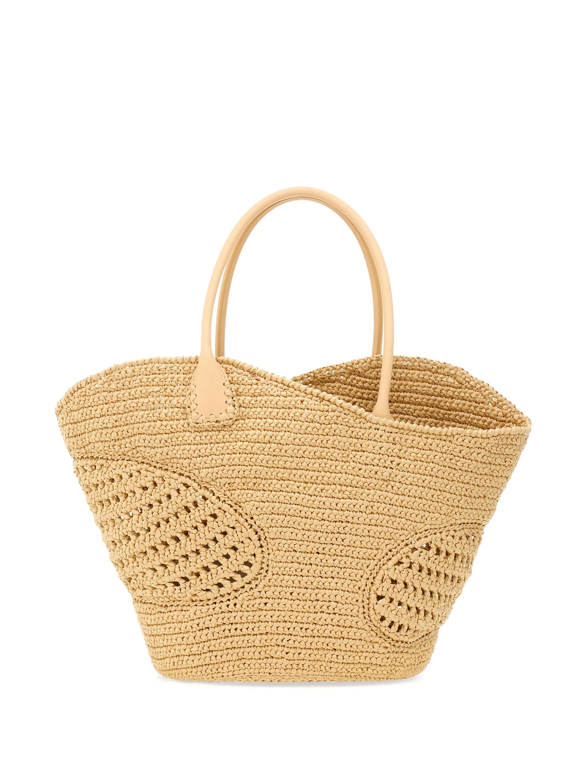 Canvas cut-out tote bag