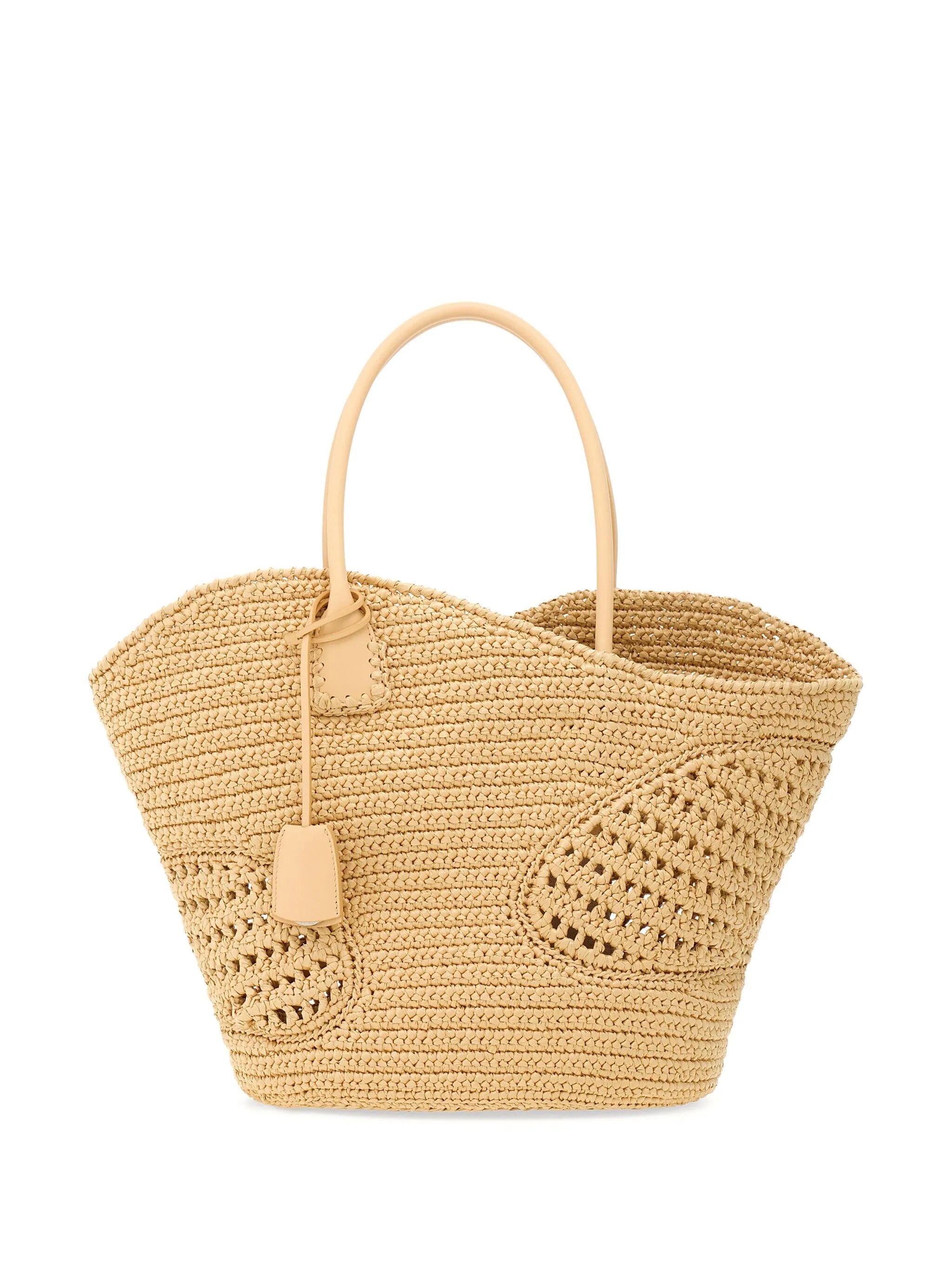 Canvas cut-out tote bag