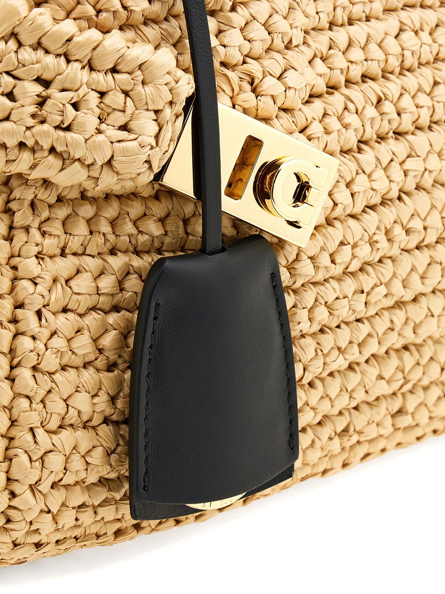 mini Hug woven tote bag