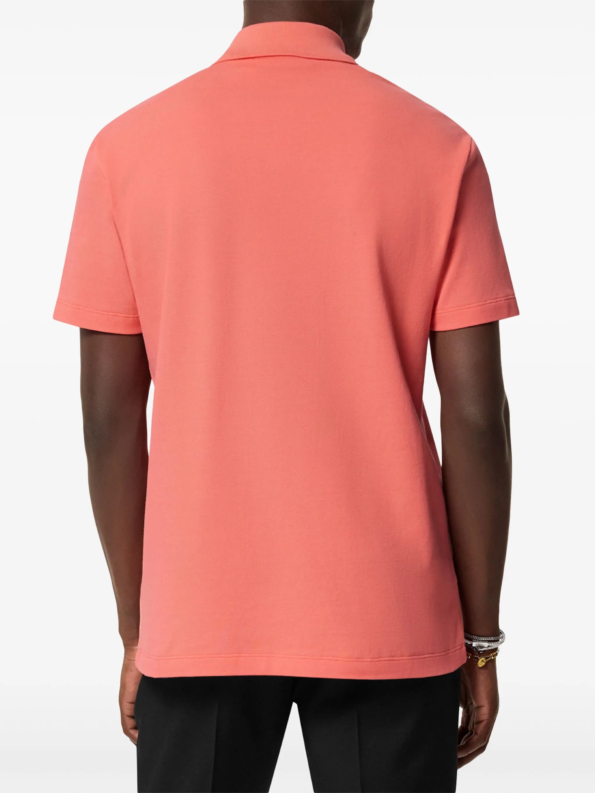 logo-embroidered polo shirt