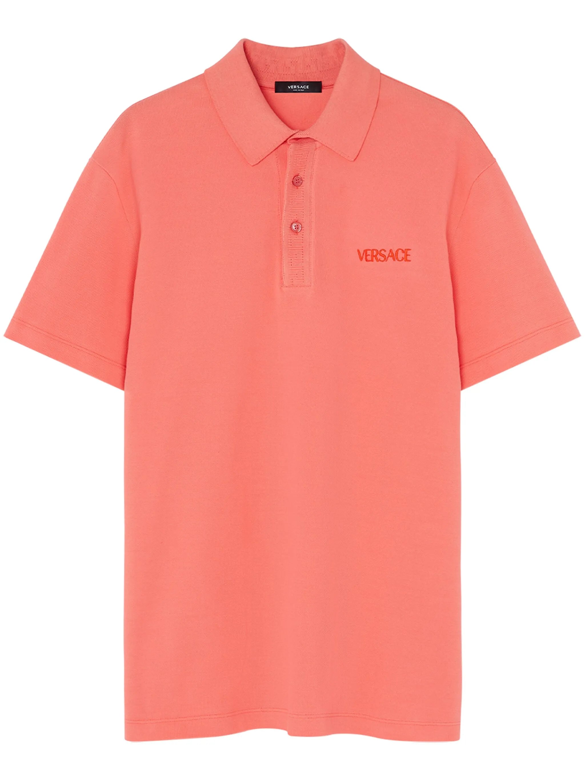 logo-embroidered polo shirt