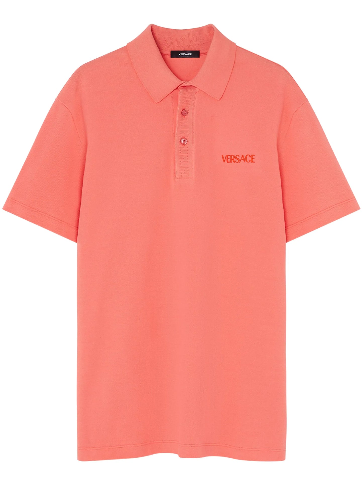 logo-embroidered polo shirt