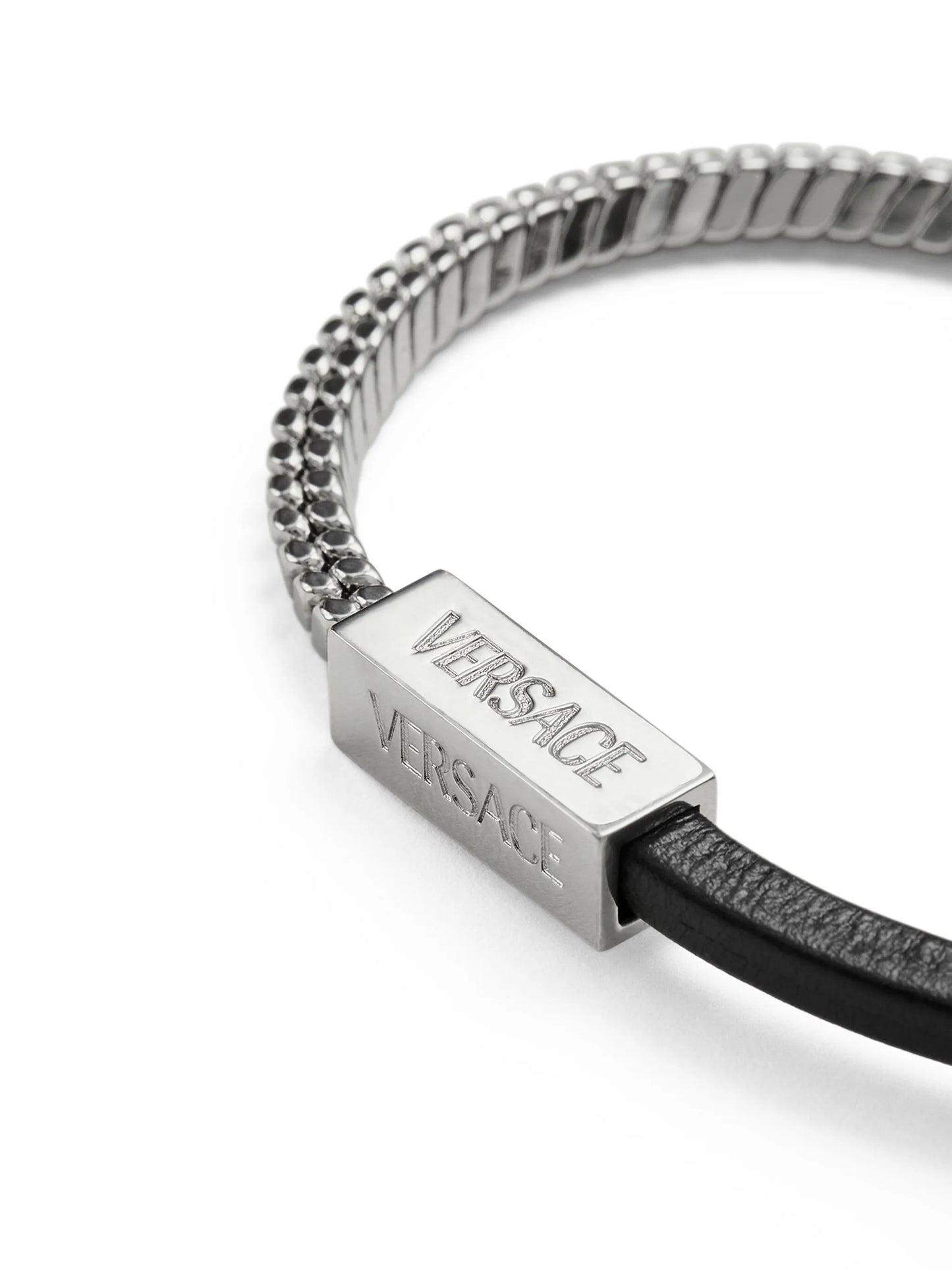 logo-engraved bracelet