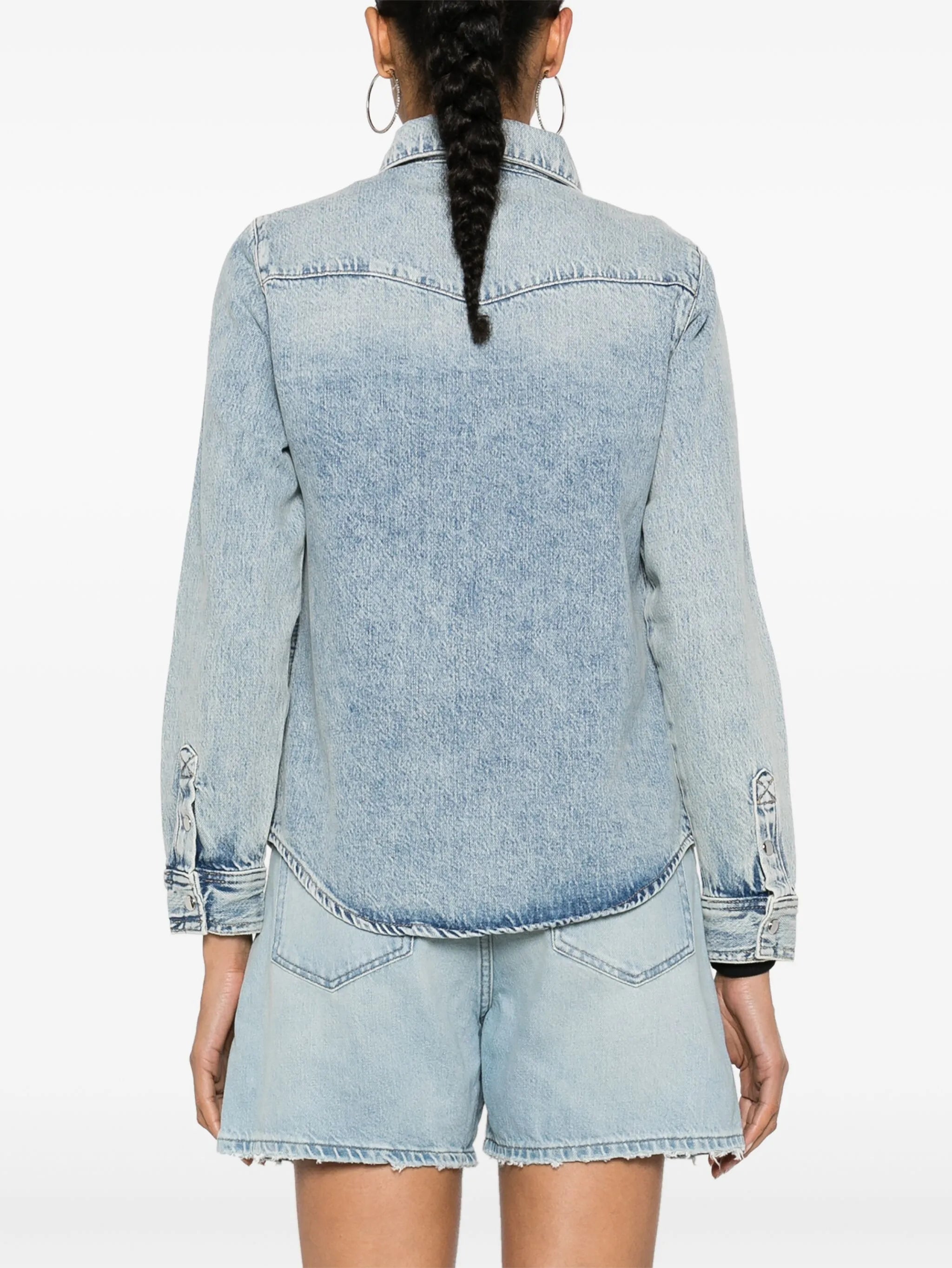 Heritage washed-denim shirt
