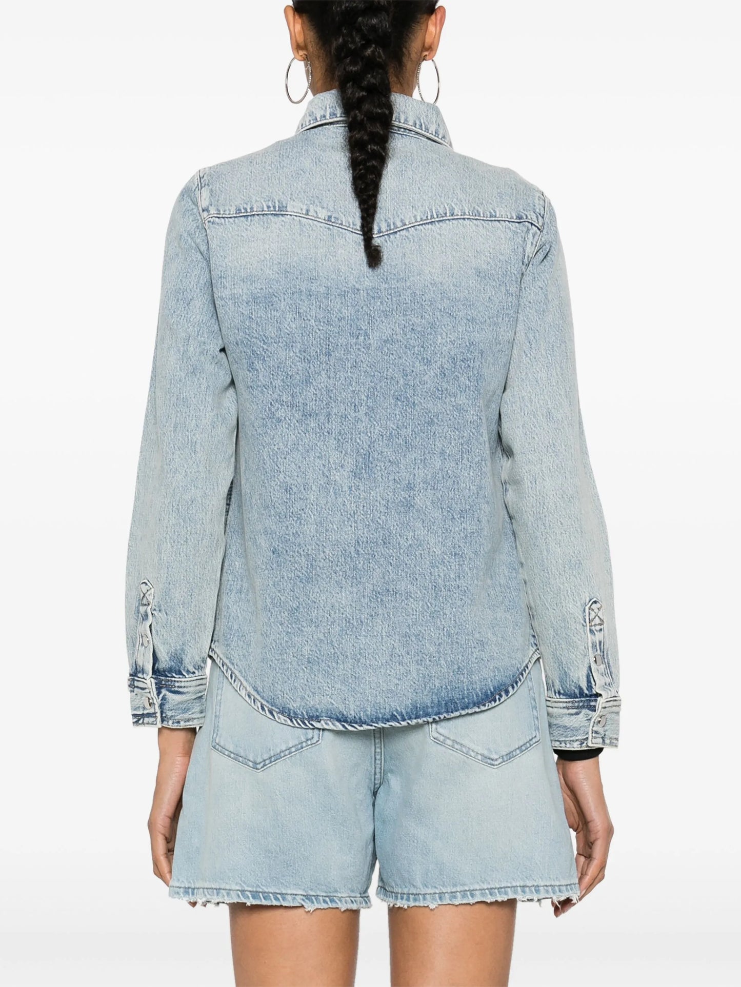 Heritage washed-denim shirt