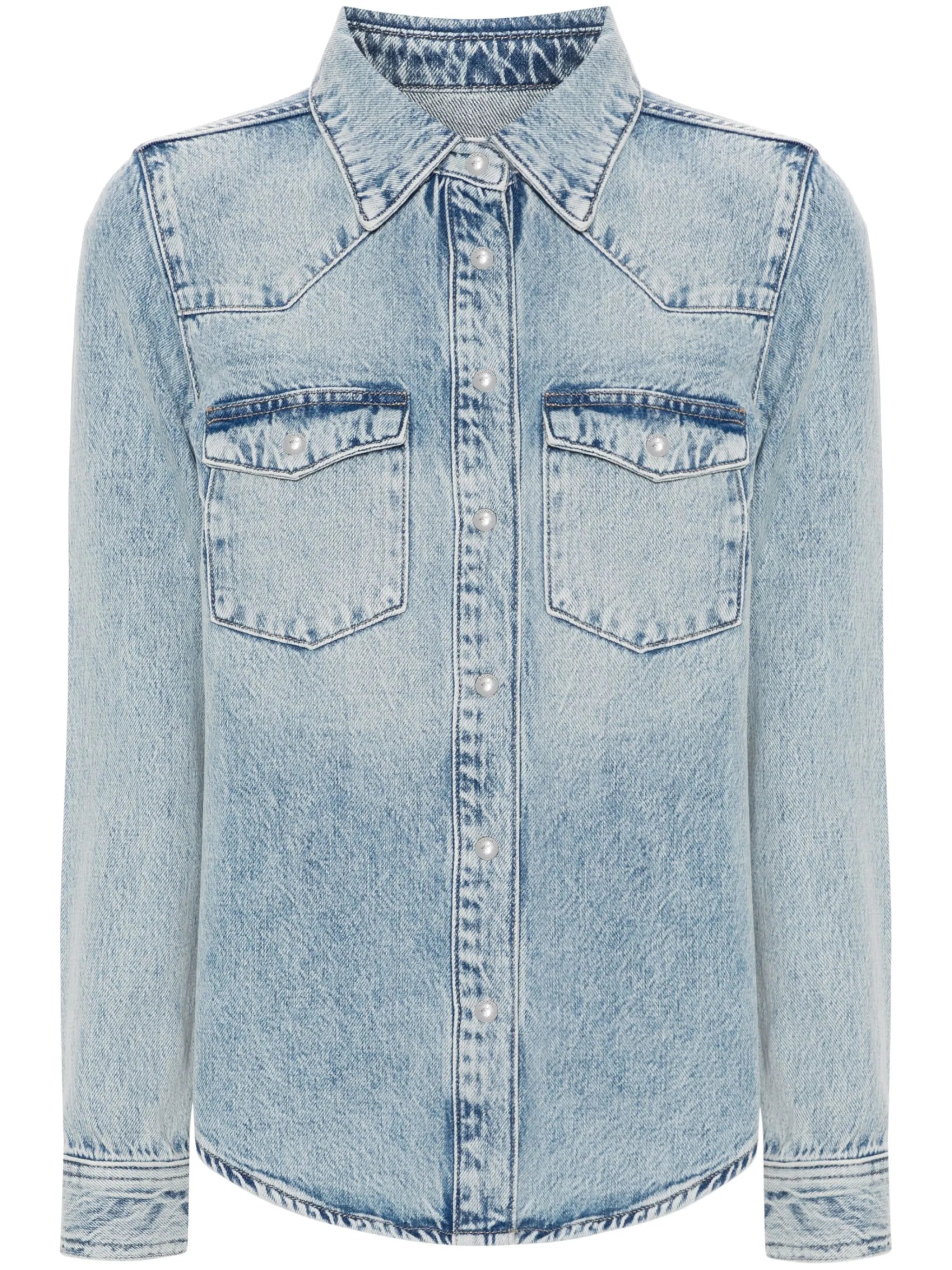 Heritage washed-denim shirt