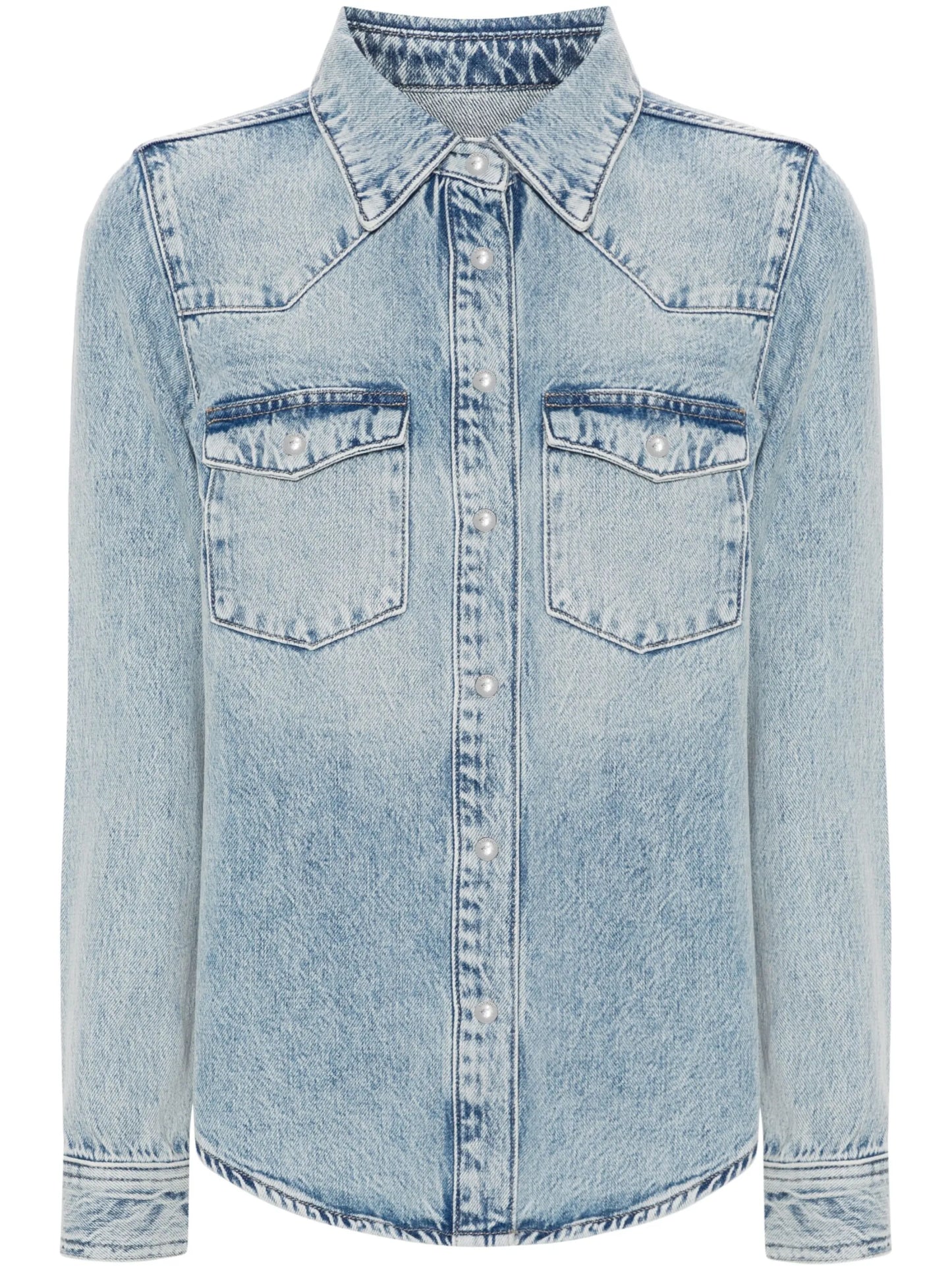 Heritage washed-denim shirt