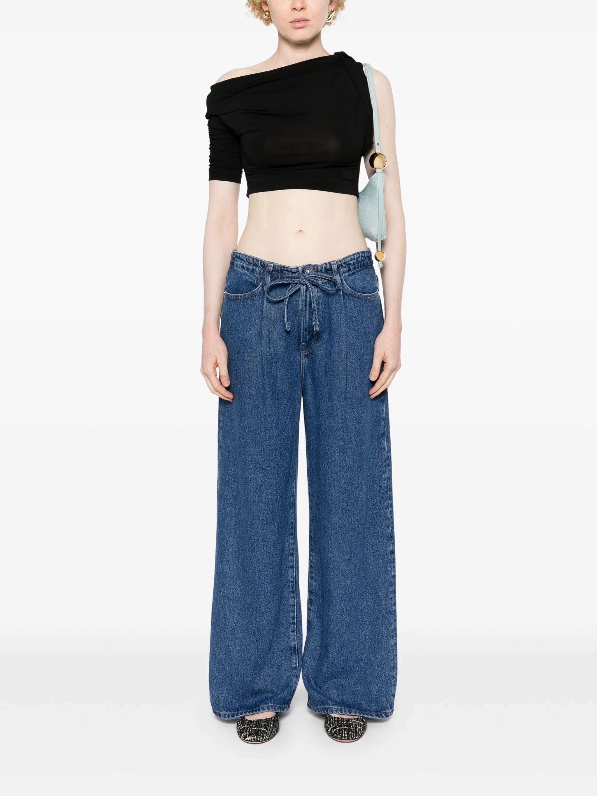 wide-leg jeans