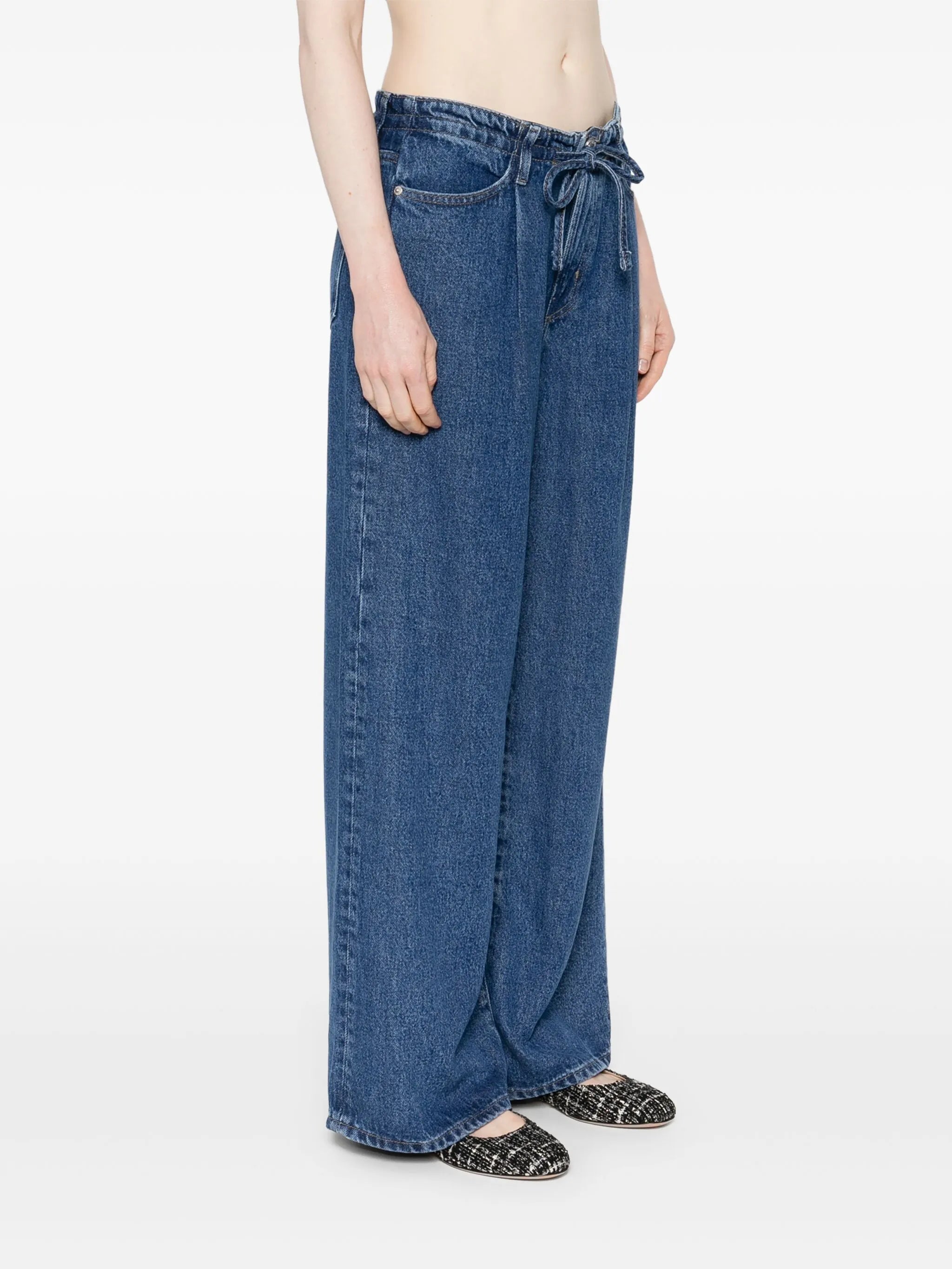wide-leg jeans
