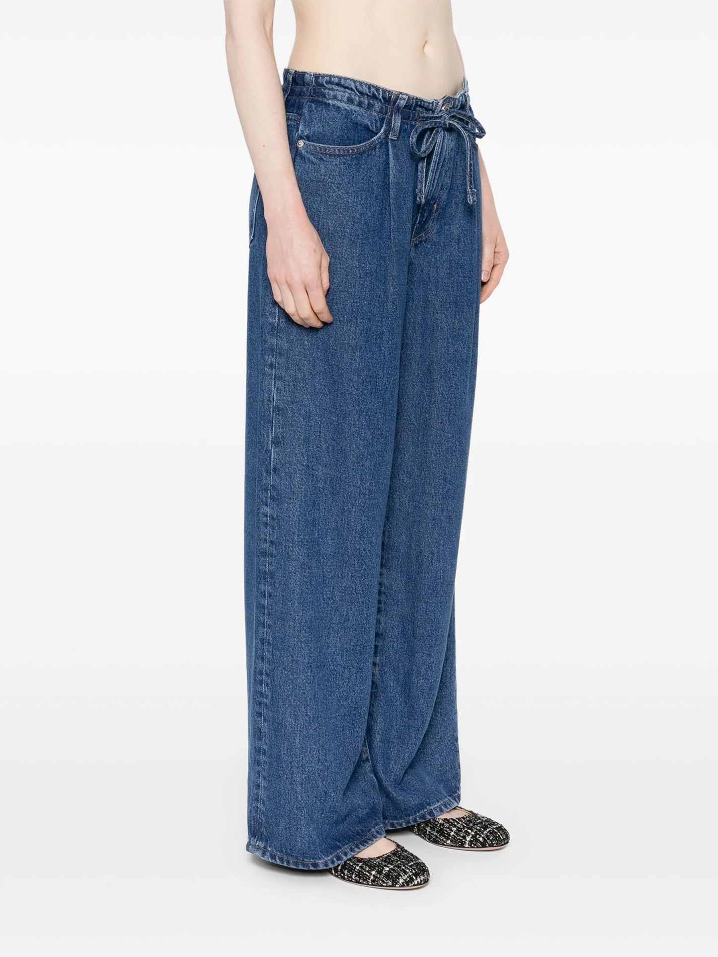 wide-leg jeans