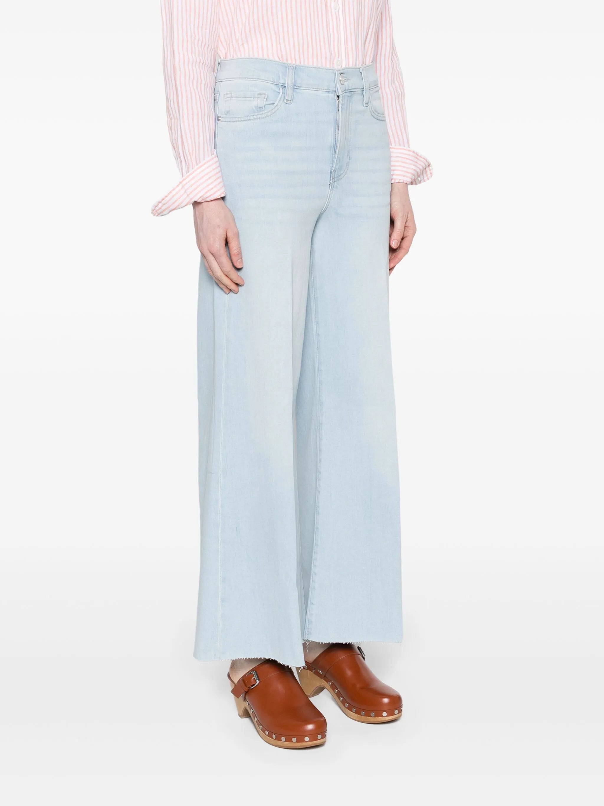 Le Palazzo mid-rise wide-leg jeans