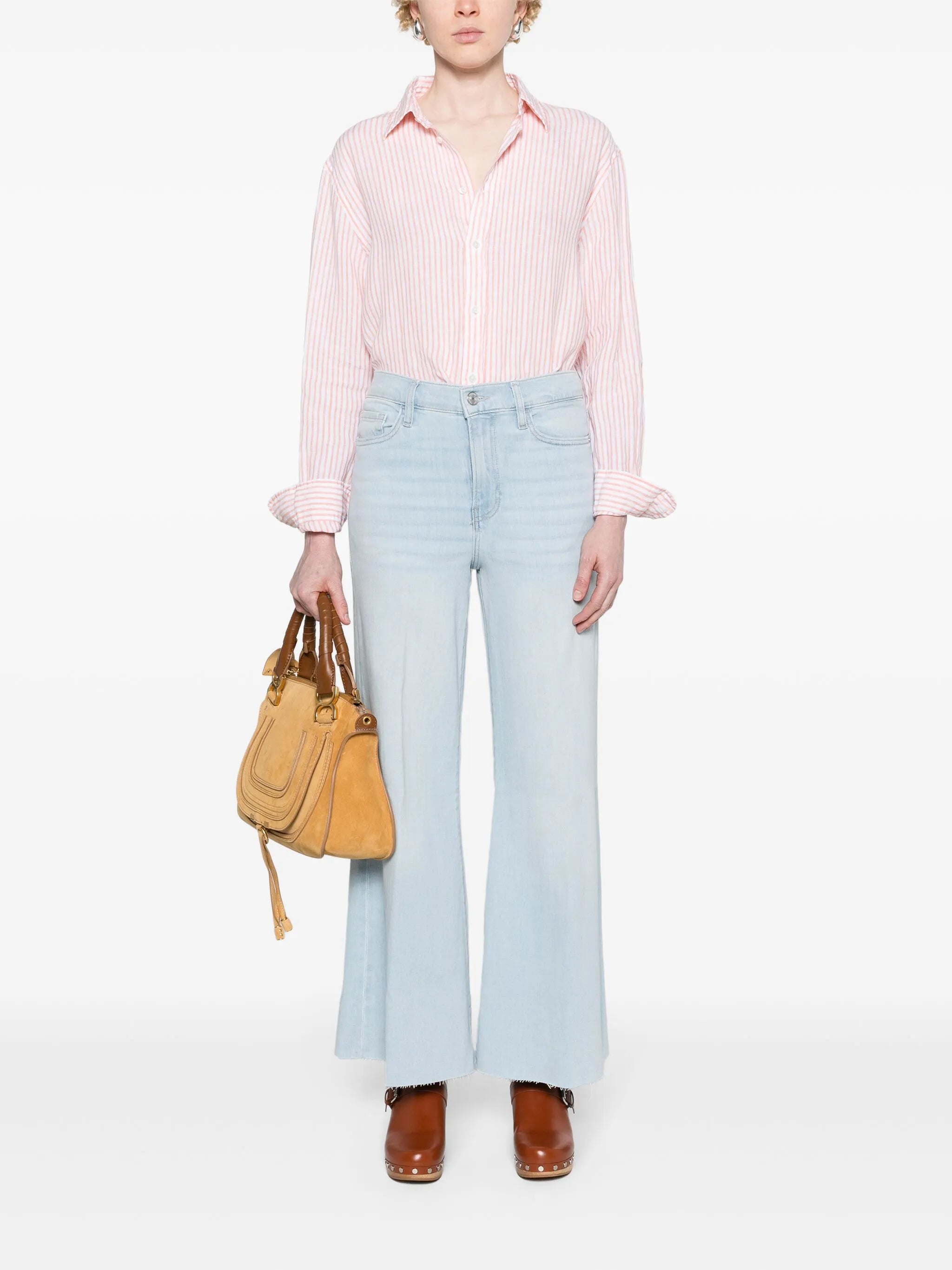 Le Palazzo mid-rise wide-leg jeans