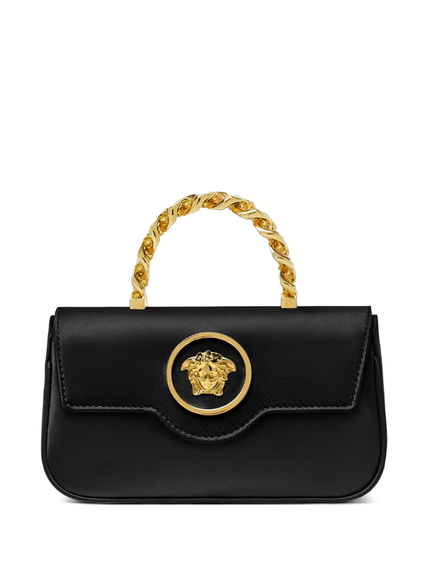 La Medusa satin mini bag