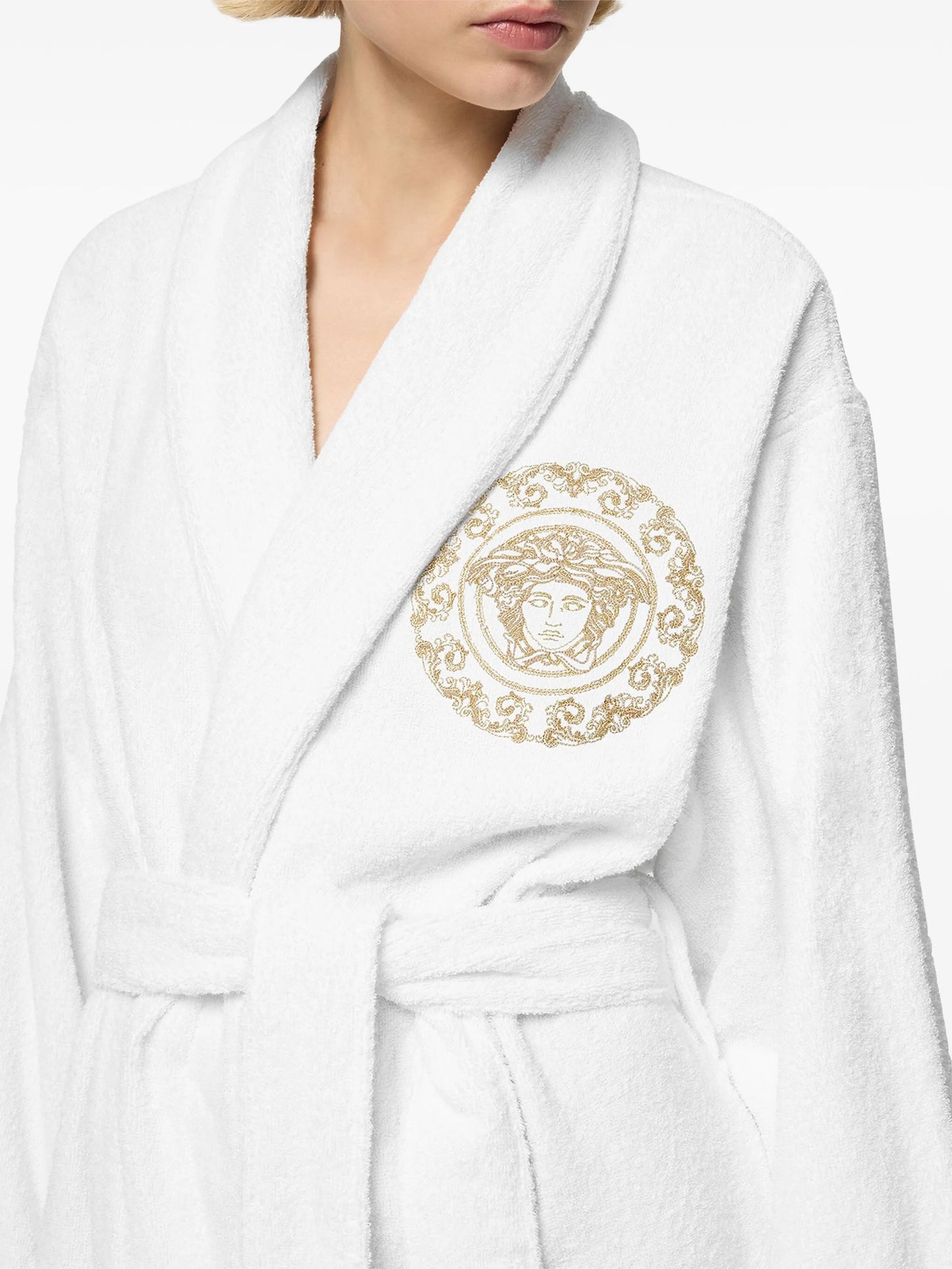 Medusa Gala cotton bathrobe