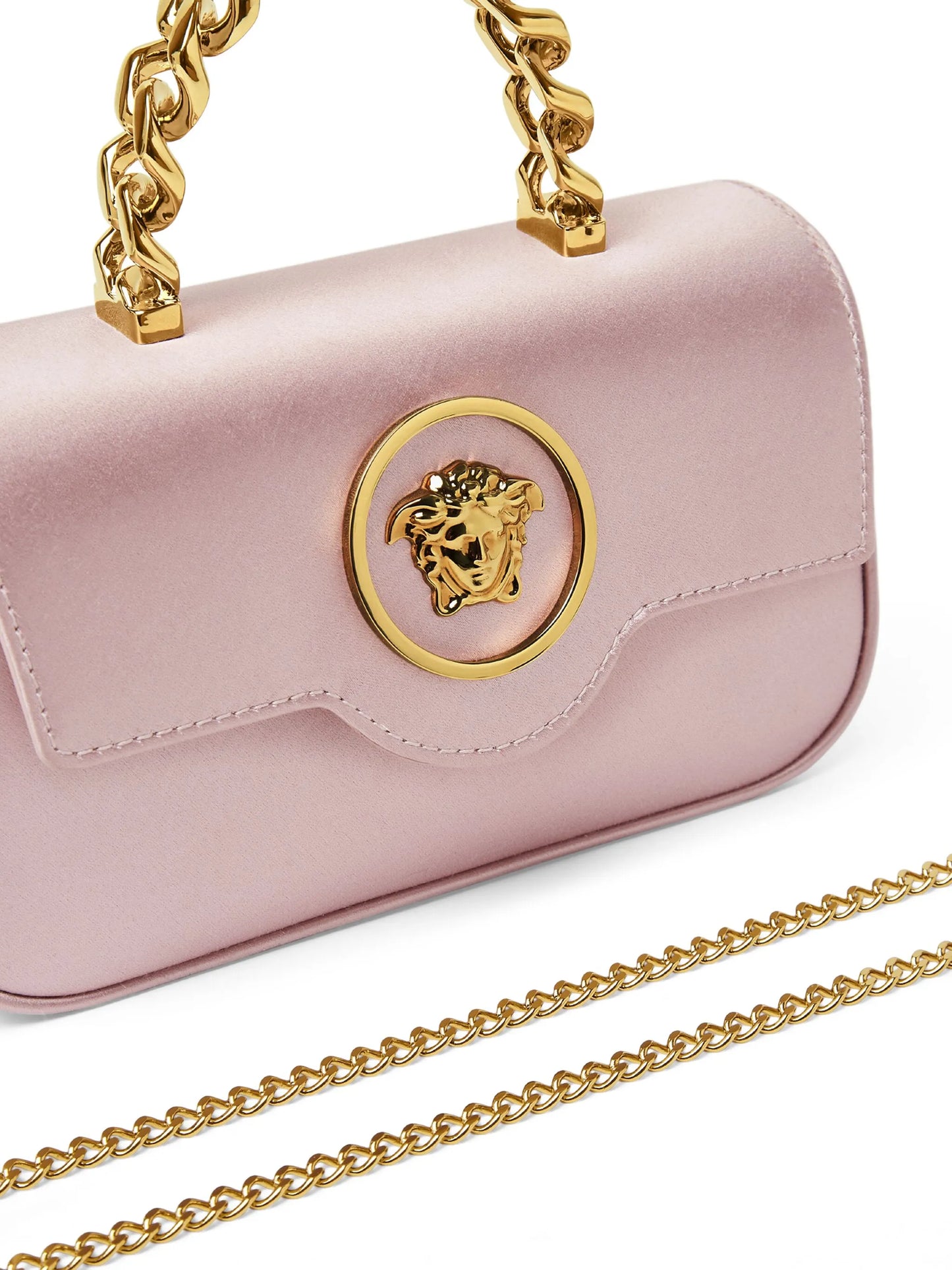 La Medusa satin mini bag