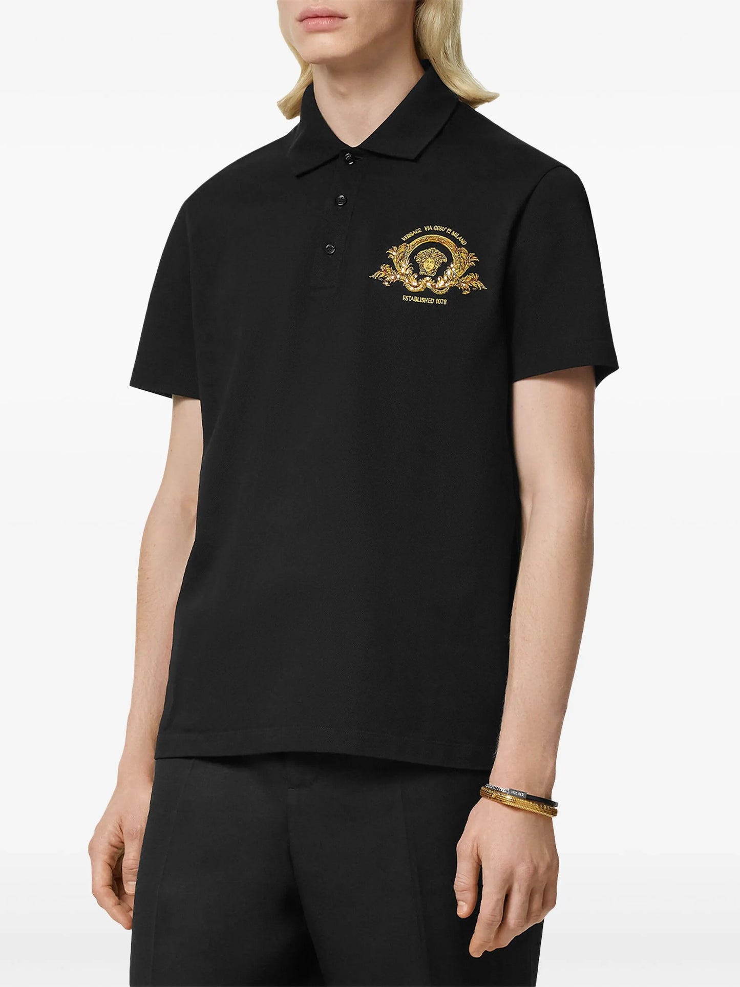 Coupe Blason embroidered polo shirt