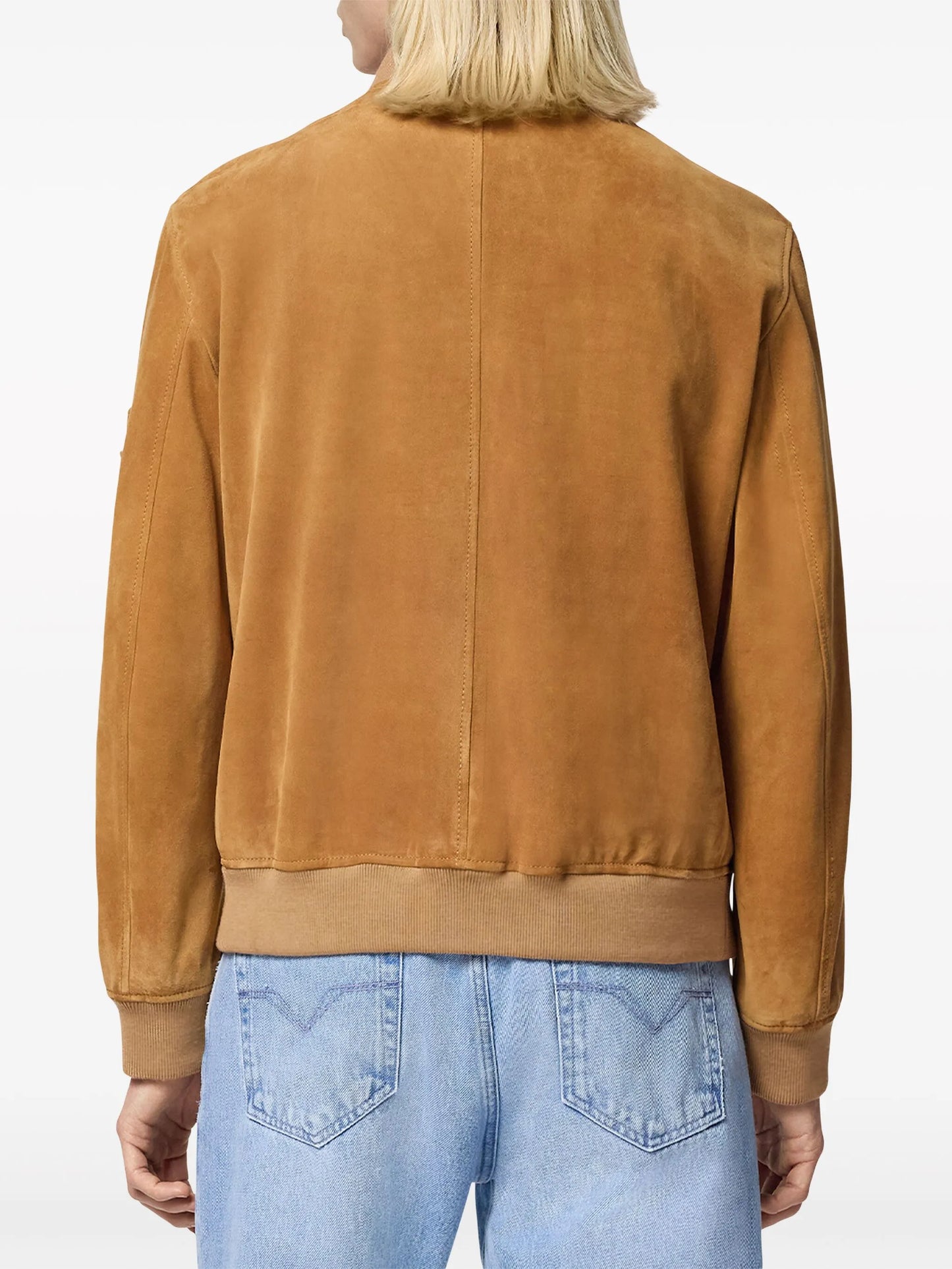 suede bomber jacket