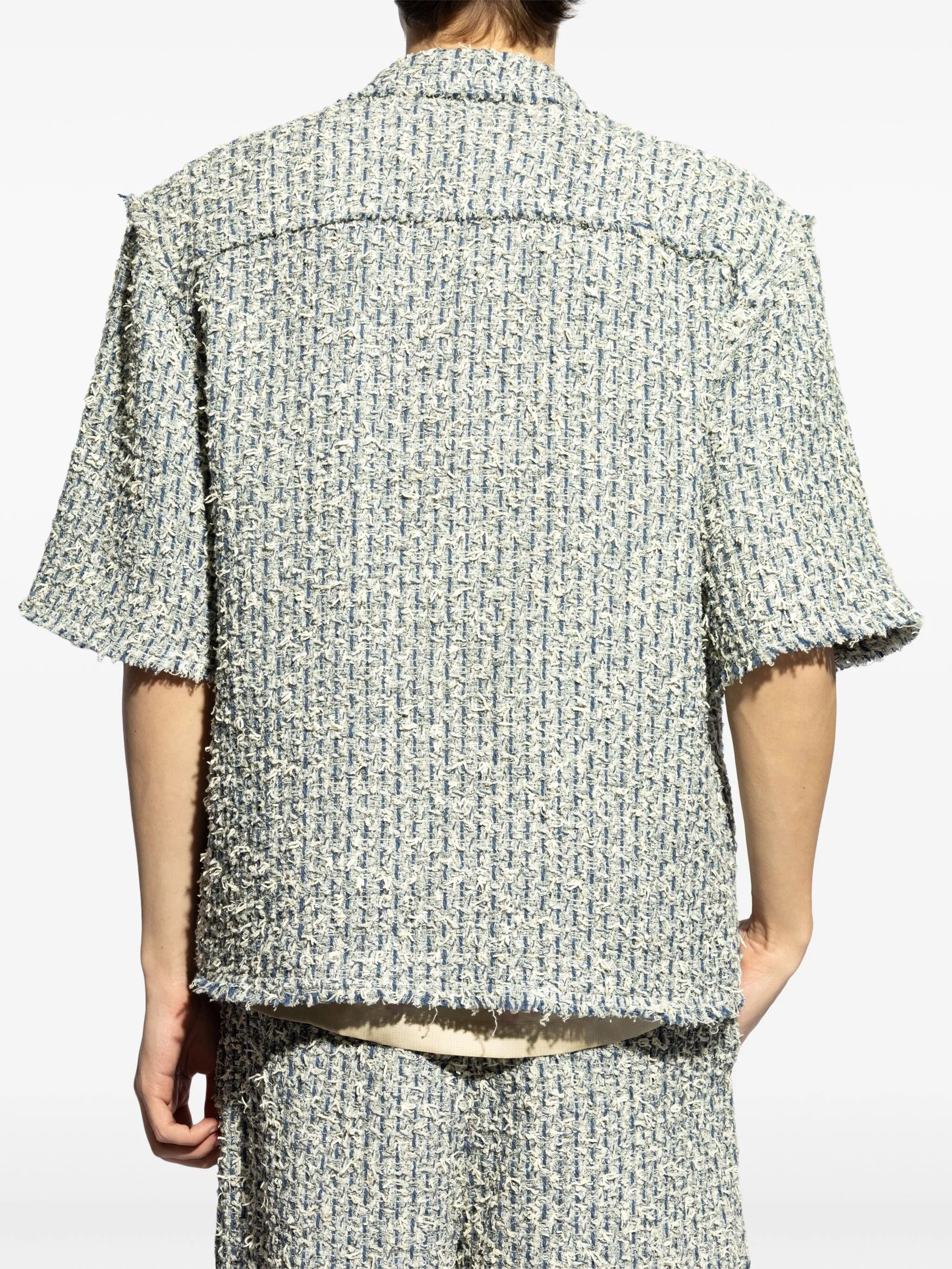 logo-engraved button shirt