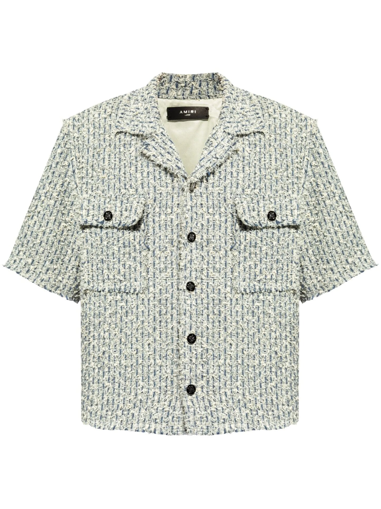 logo-engraved button shirt