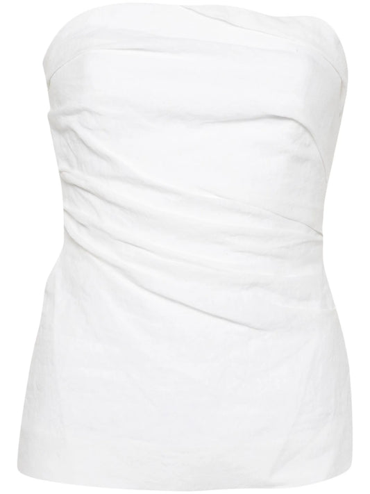 Izel linen bandeau top