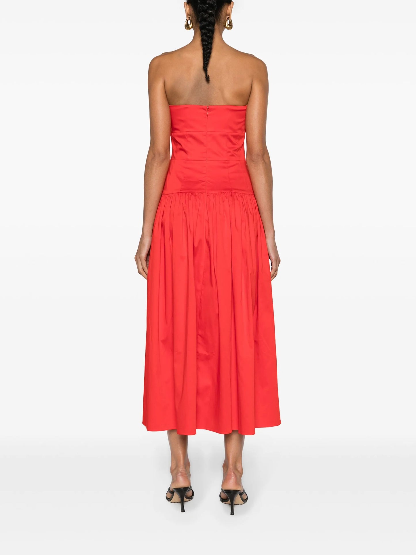 Lauryn strapless midi dress
