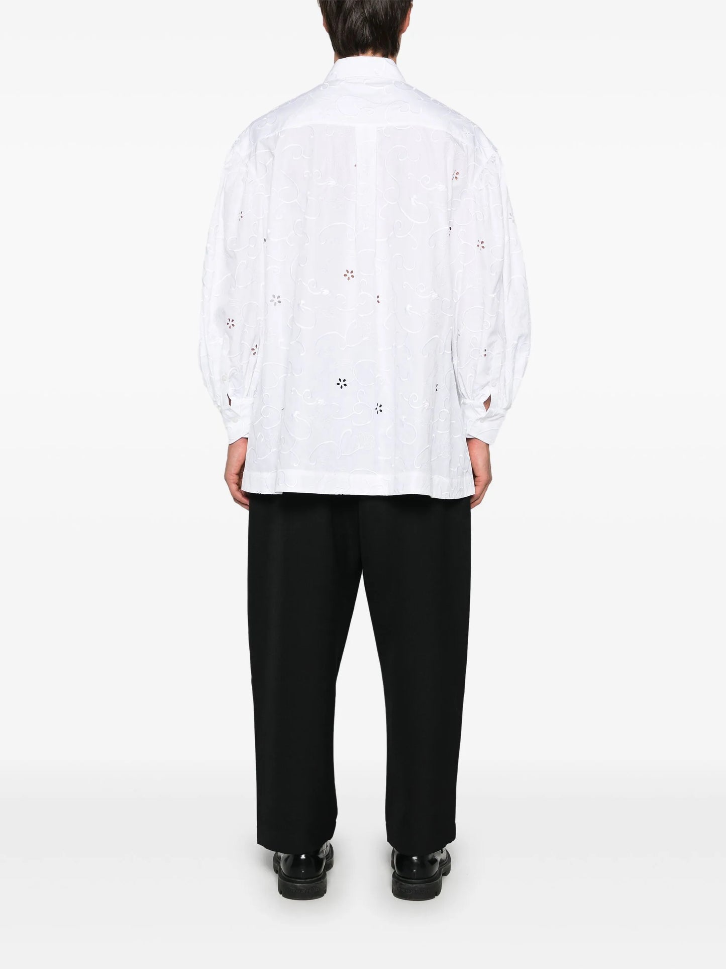 broderie-anglaise shirt