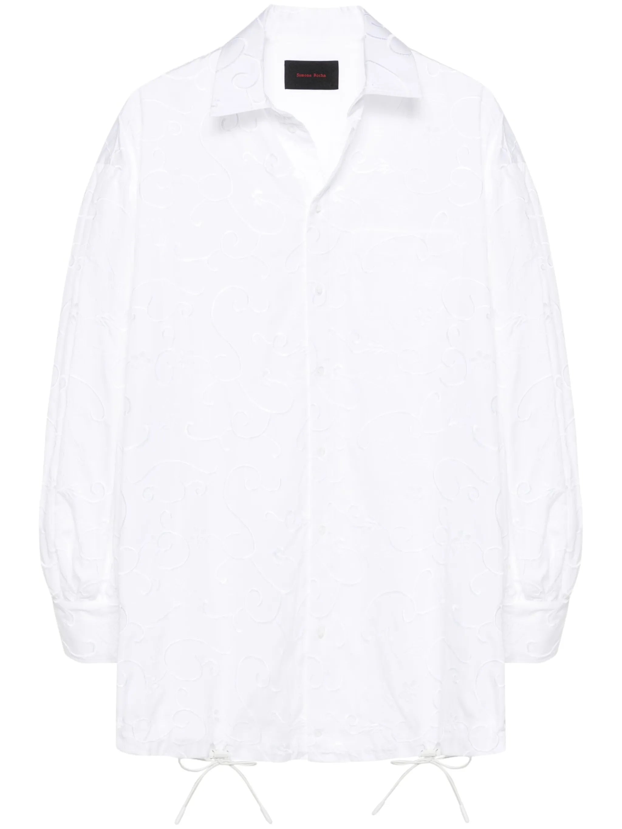 broderie-anglaise shirt