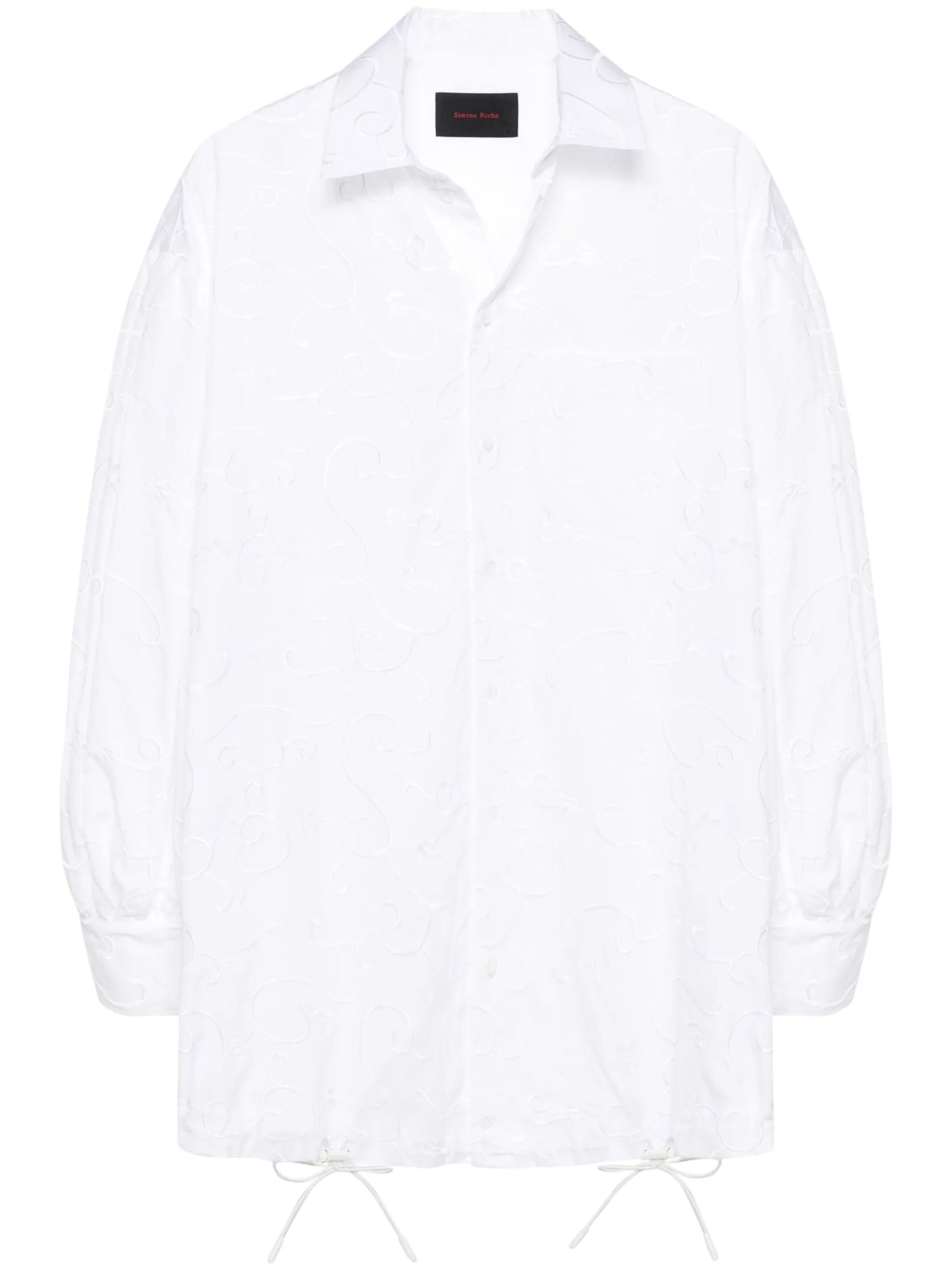 broderie-anglaise shirt