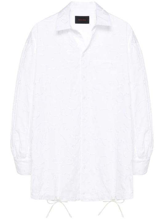 broderie-anglaise shirt