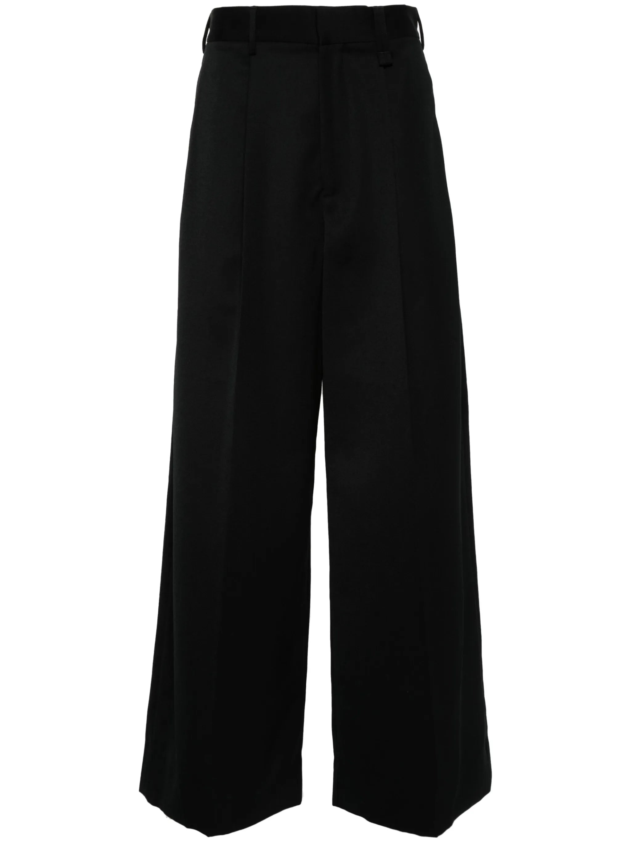 pleated wide trousers