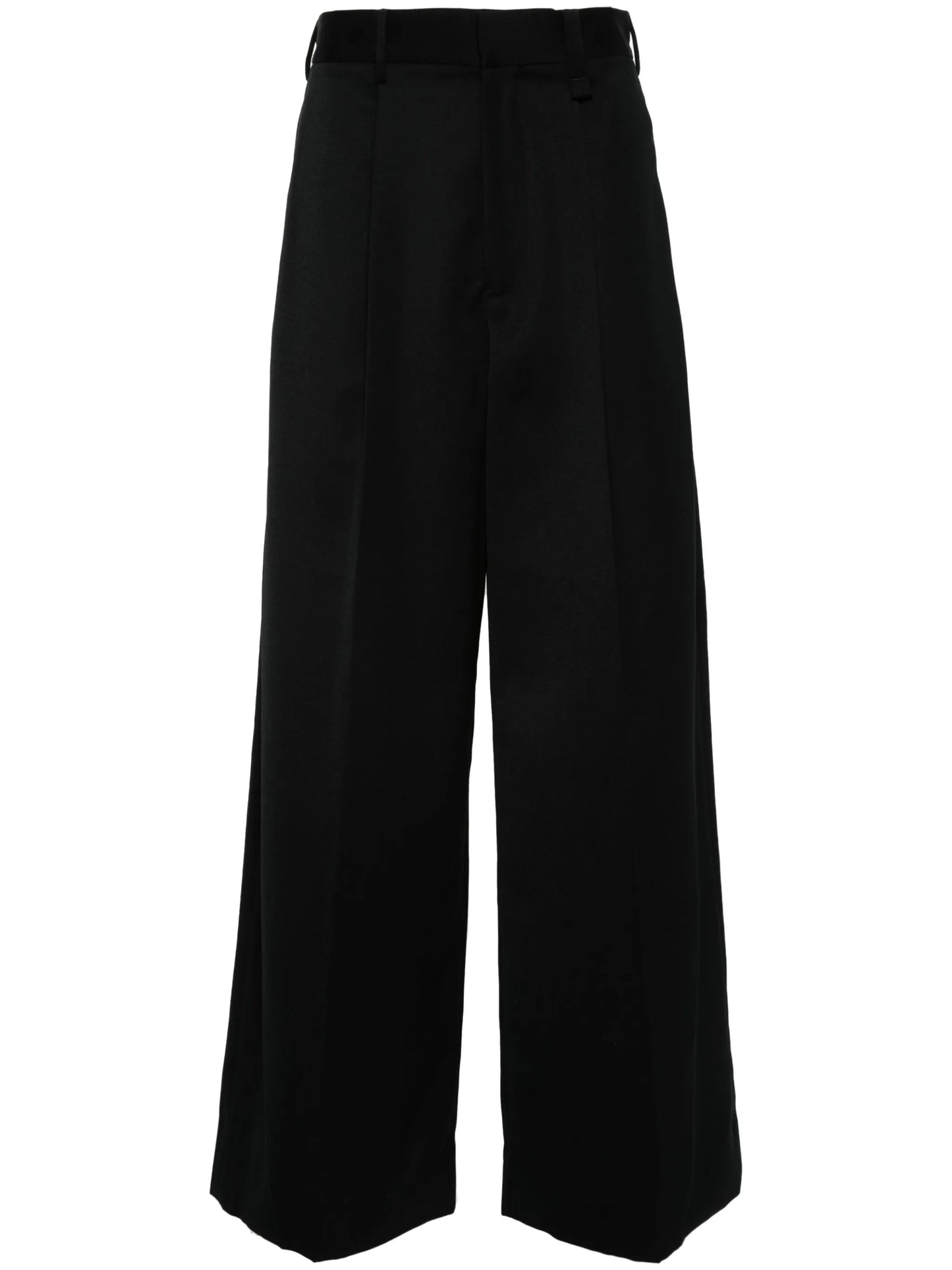pleated wide trousers