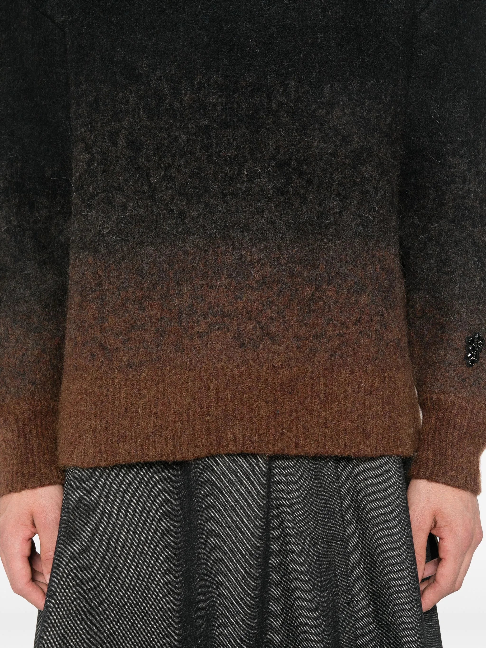 ombré-effect sweater