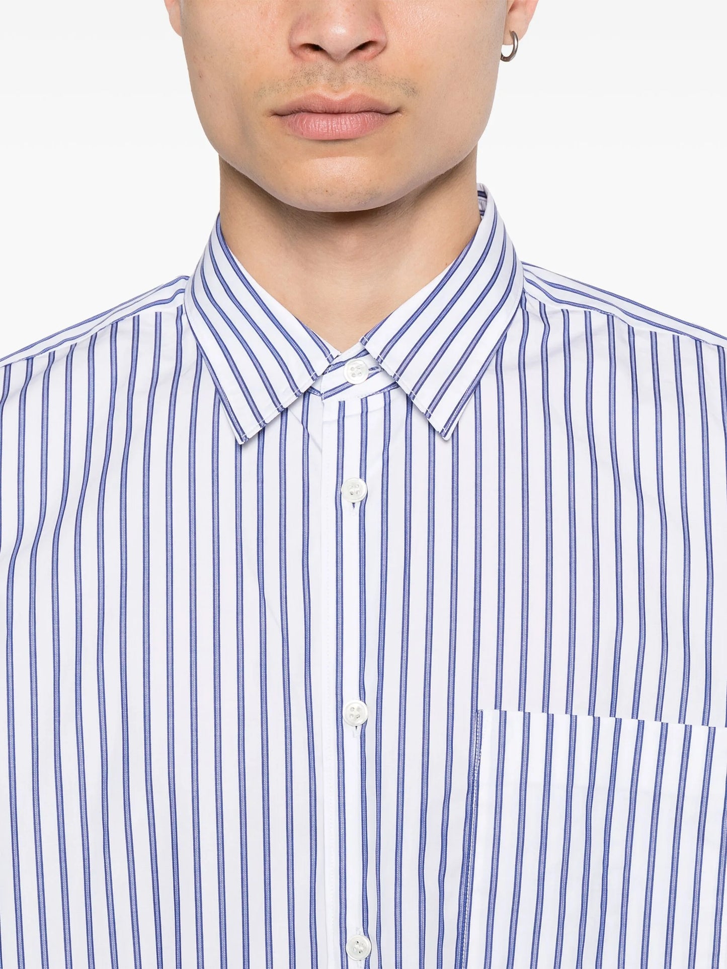 striped cotton shirt