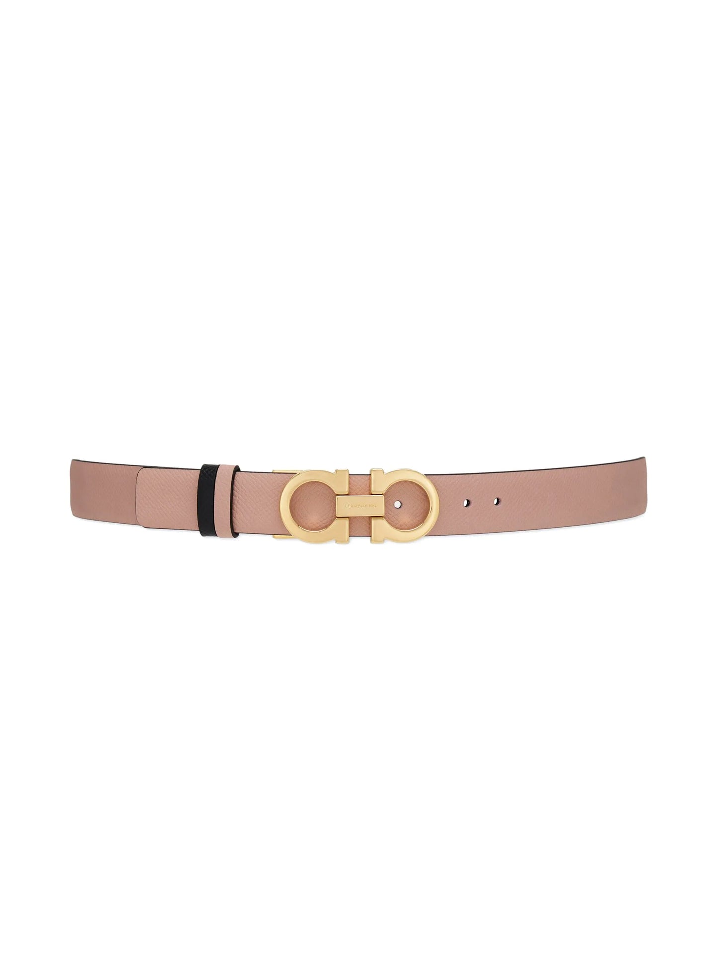 Gancini reversible leather belt