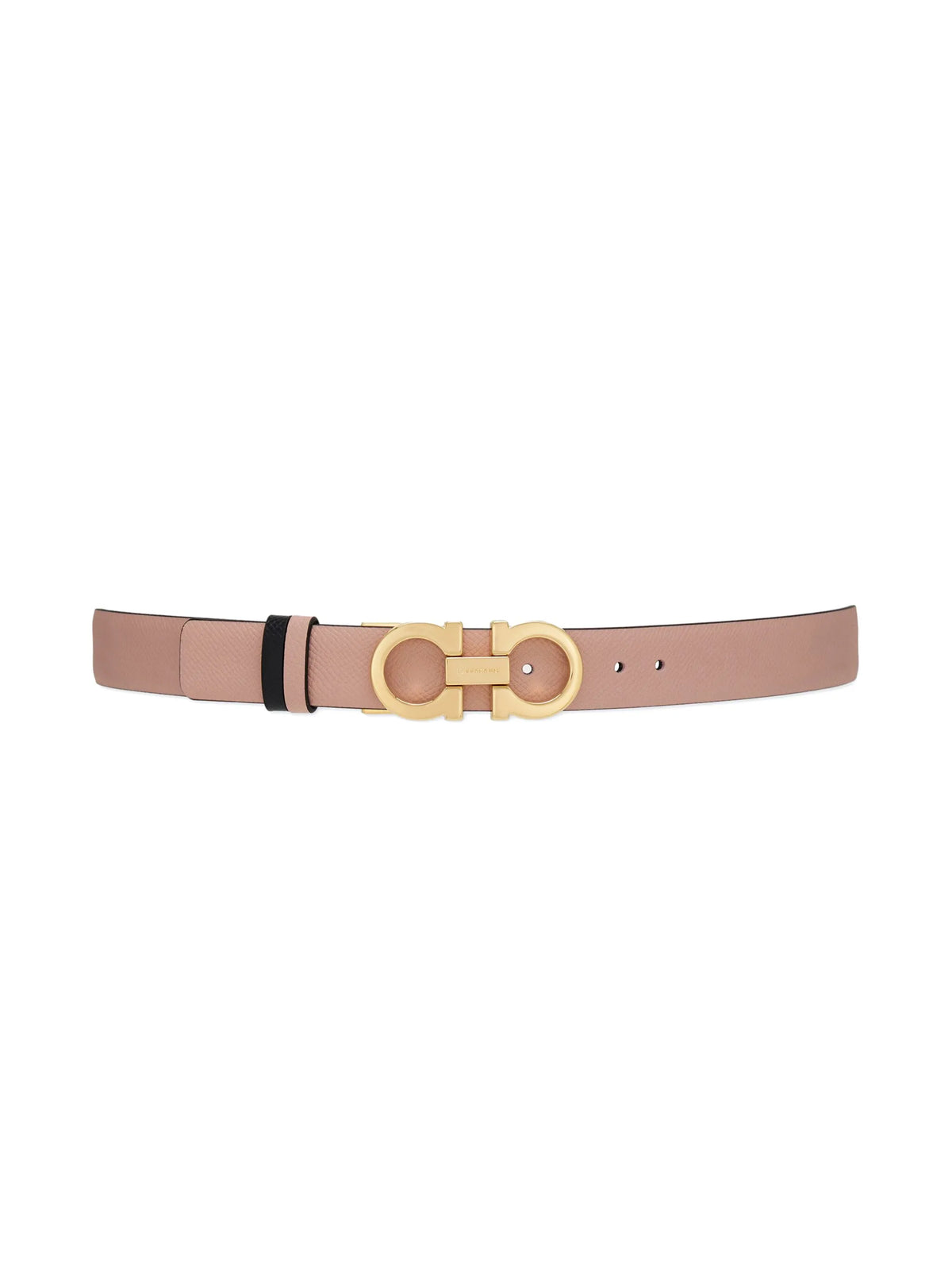 Gancini reversible leather belt