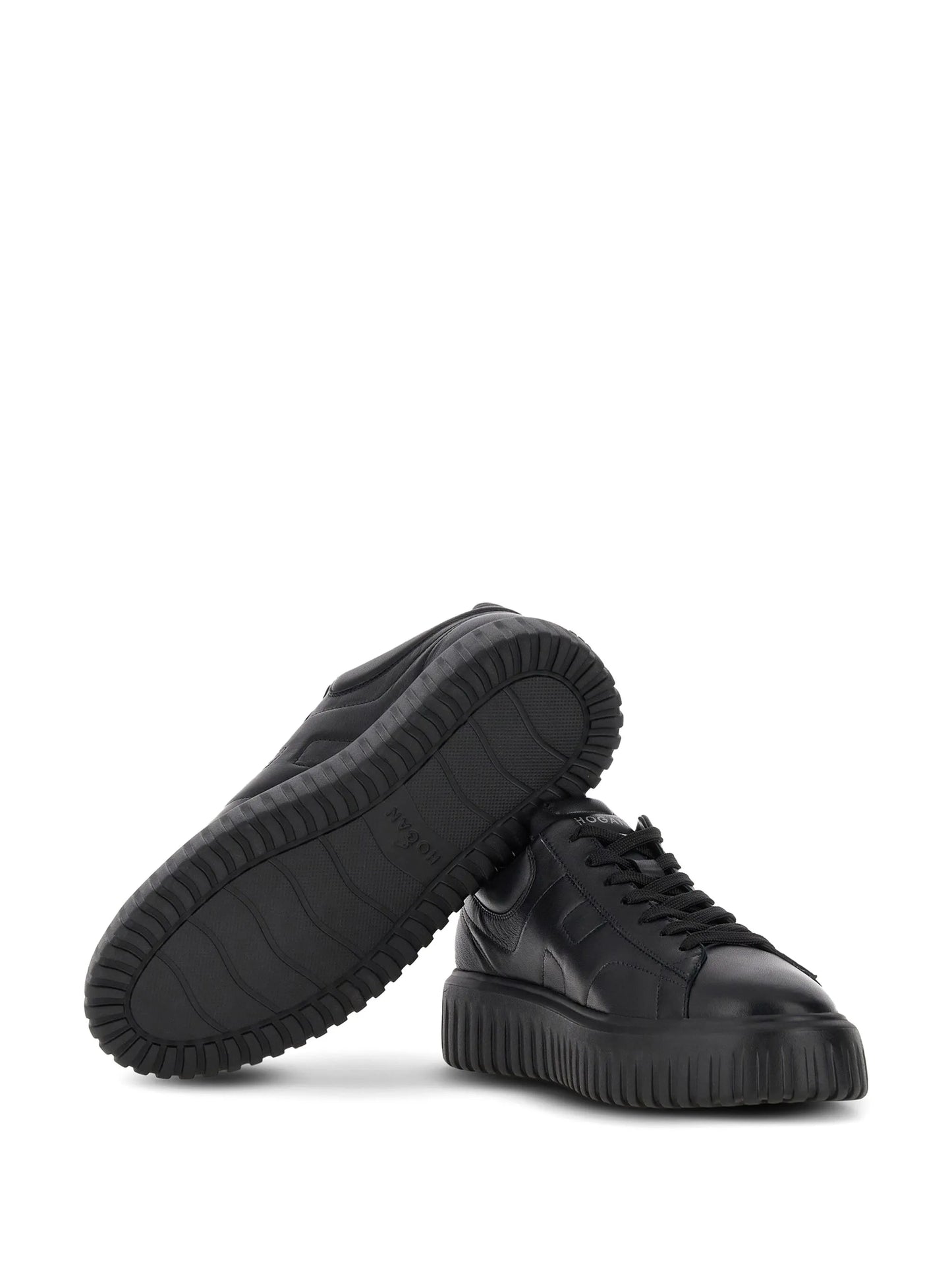 H-Stripes leather sneakers