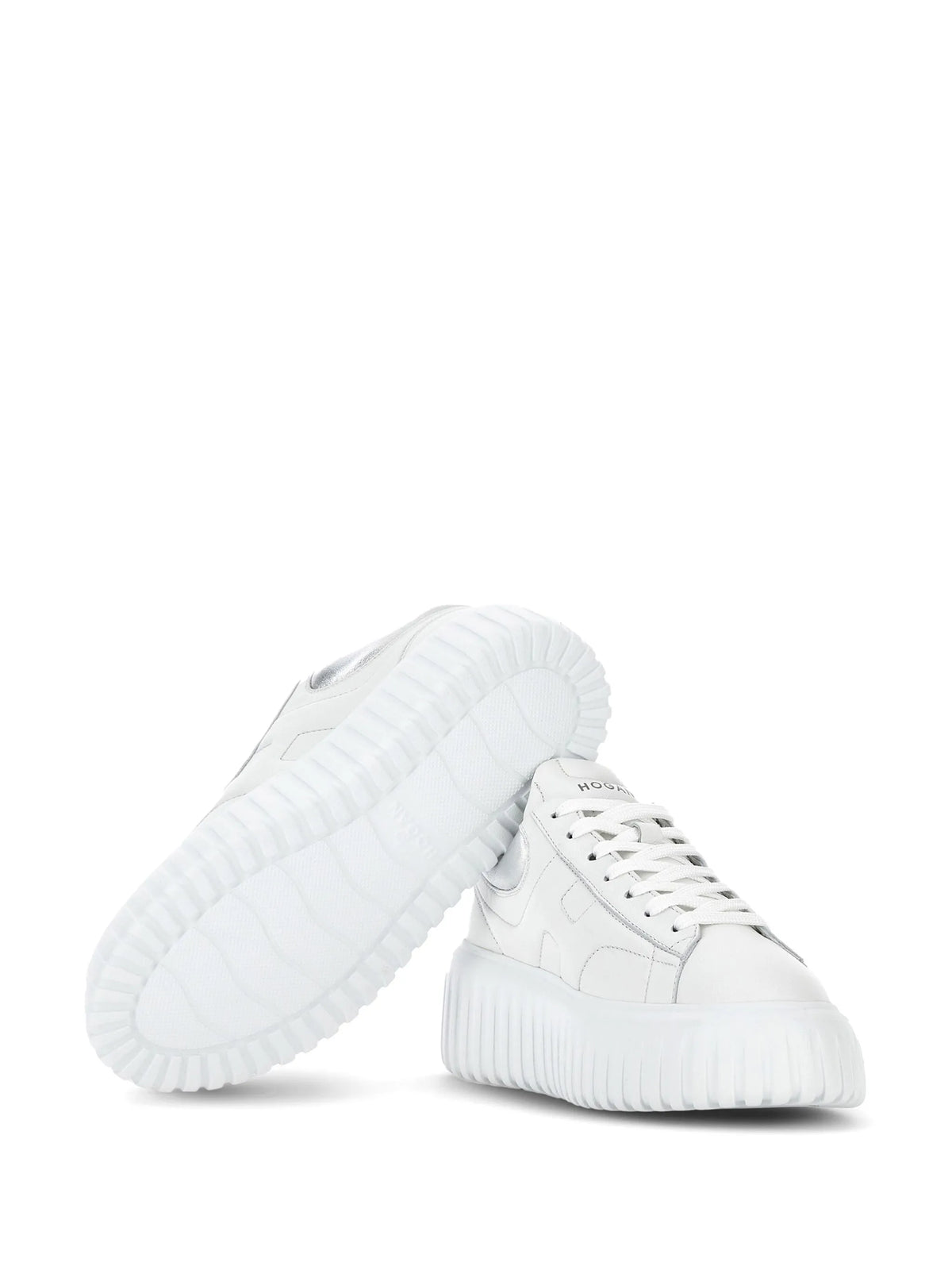 H-Stripes platform leather sneakers