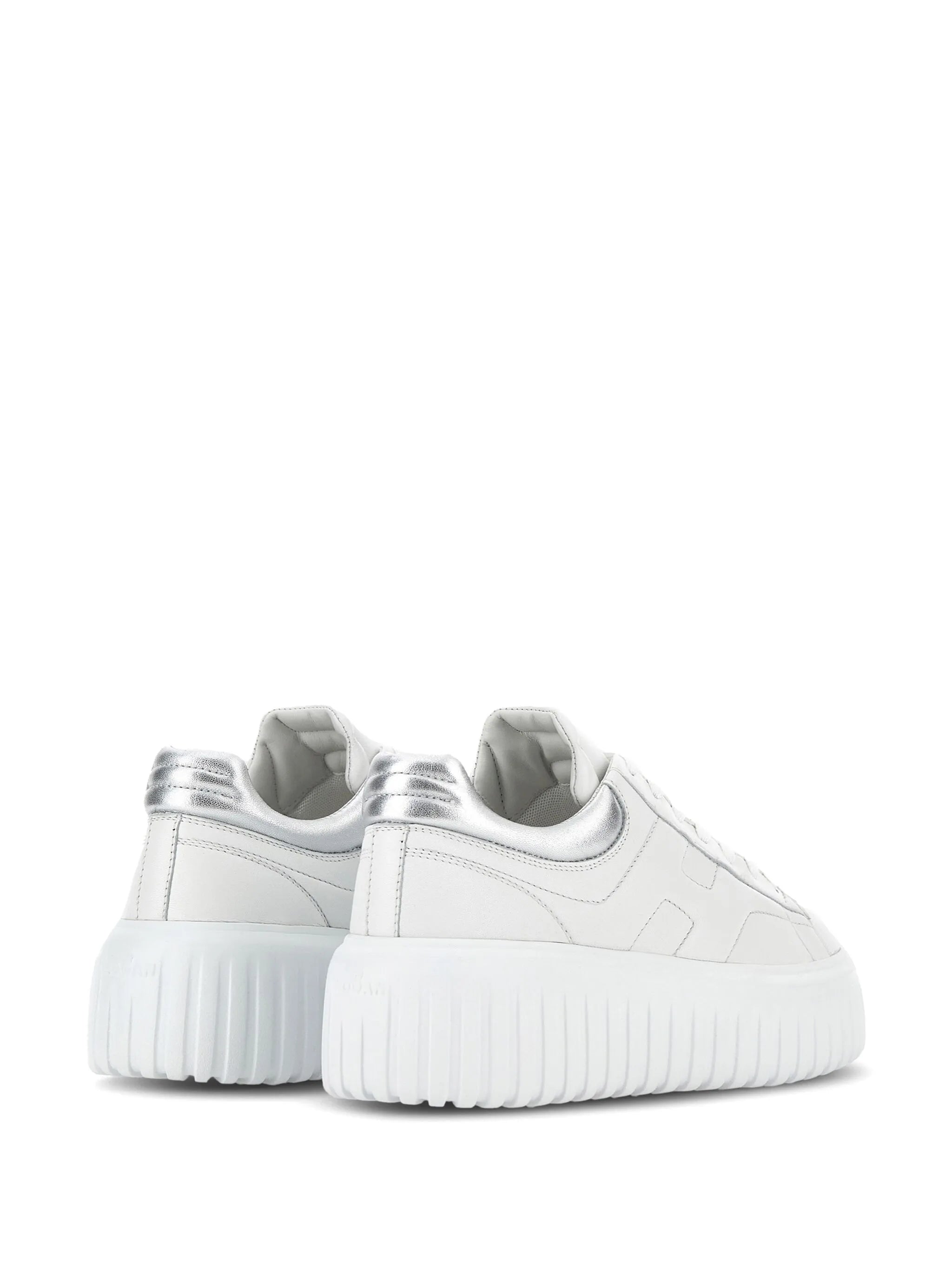 H-Stripes platform leather sneakers