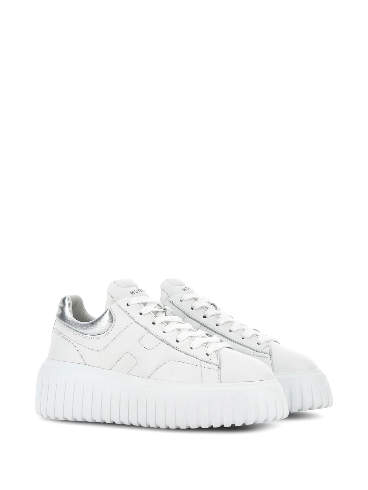 H-Stripes platform leather sneakers